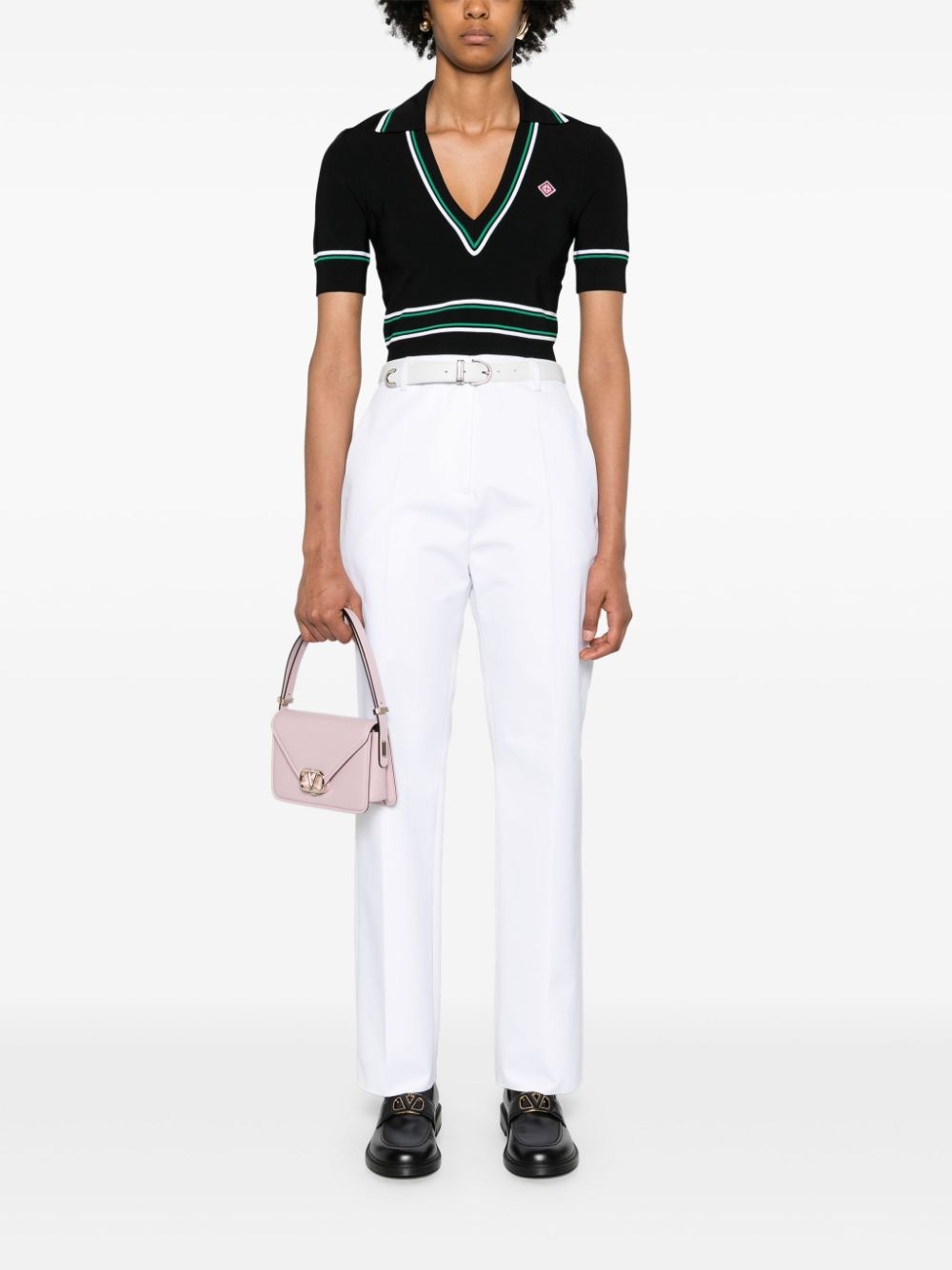 mid-rise tailored trousers - 2