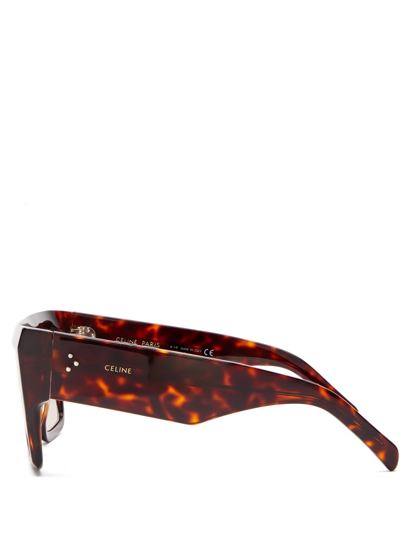 Rectangle acetate sunglasses - 4