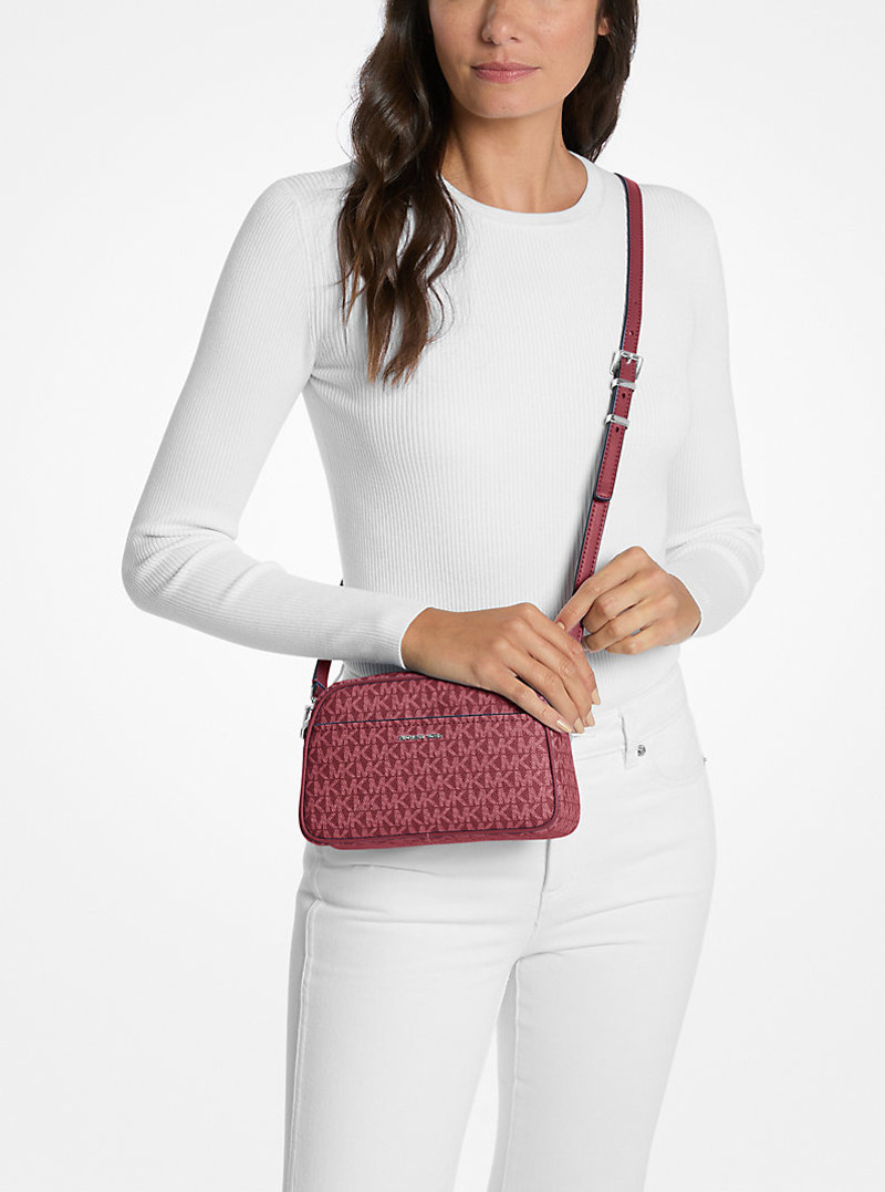 Jet Set Small Signature Logo Camera Crossbody Bag 3