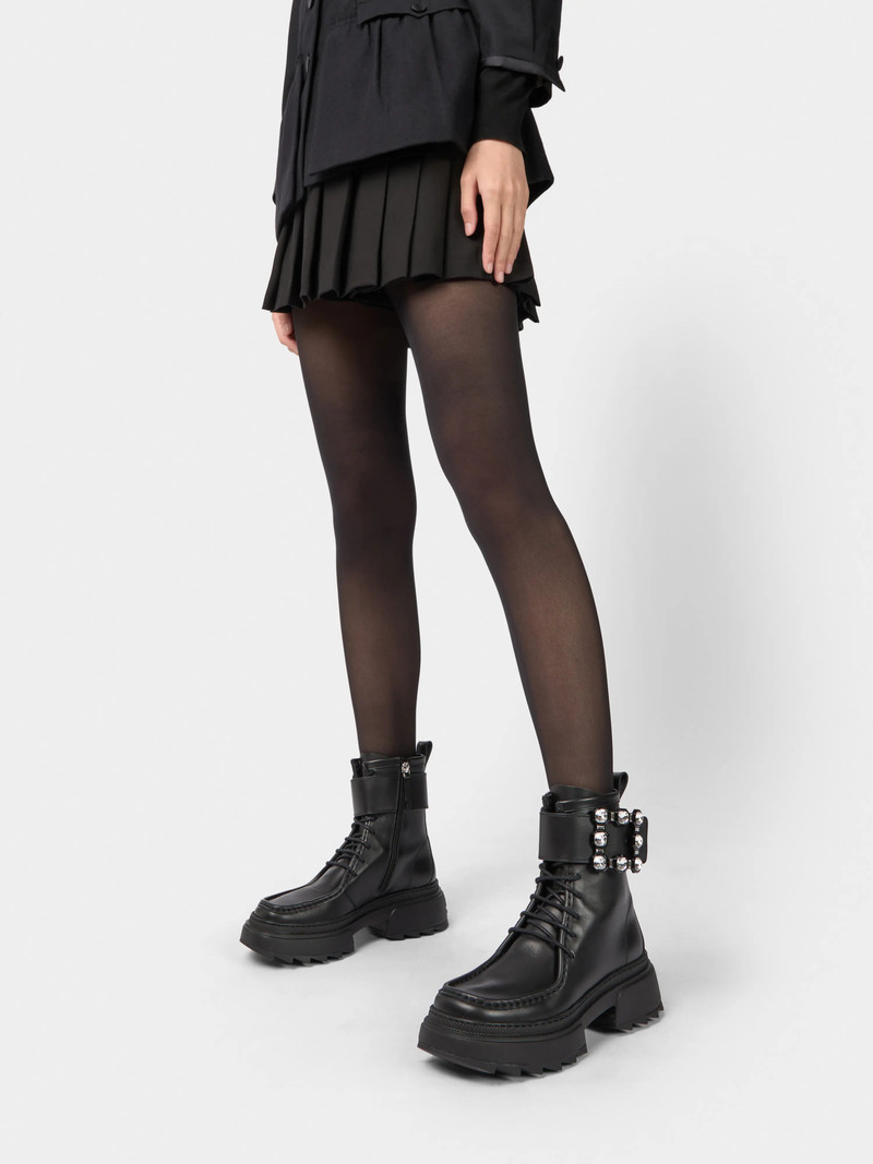Roger Vivier Wallaviv Booties in leather outlook