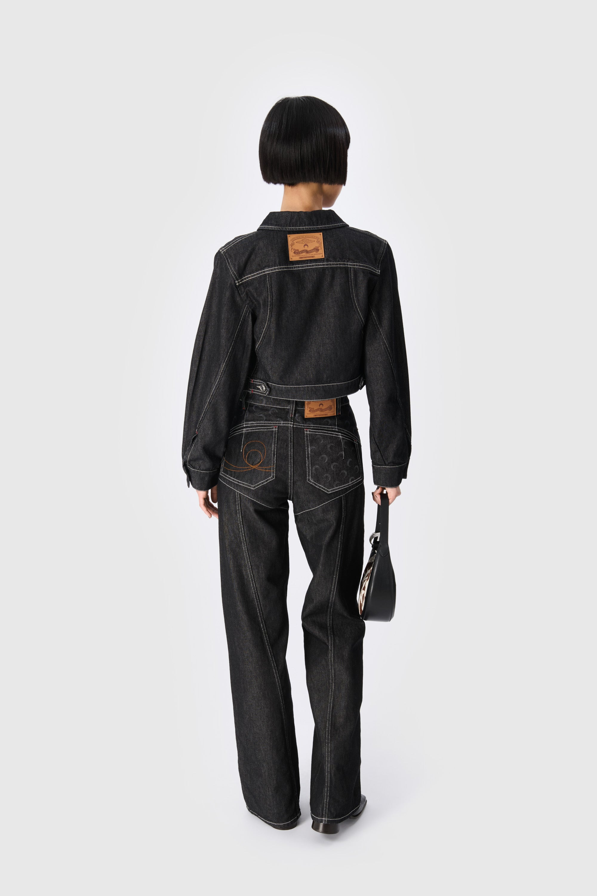 Moon Laser Denim Flare Jeans - 3