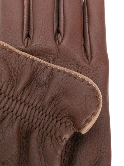 Brunello Cucinelli leather gloves outlook