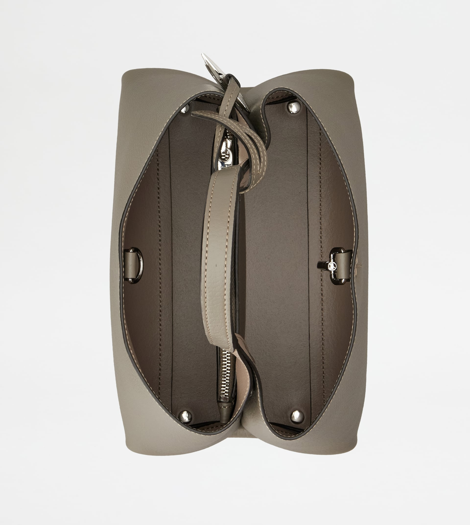 BAG IN LEATHER MICRO - GREY - 4