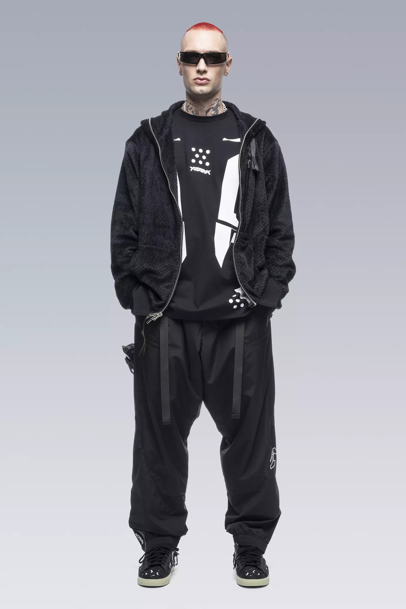 ACRONYM J117-HL Polartec® High Loft Hooded Insulator Black