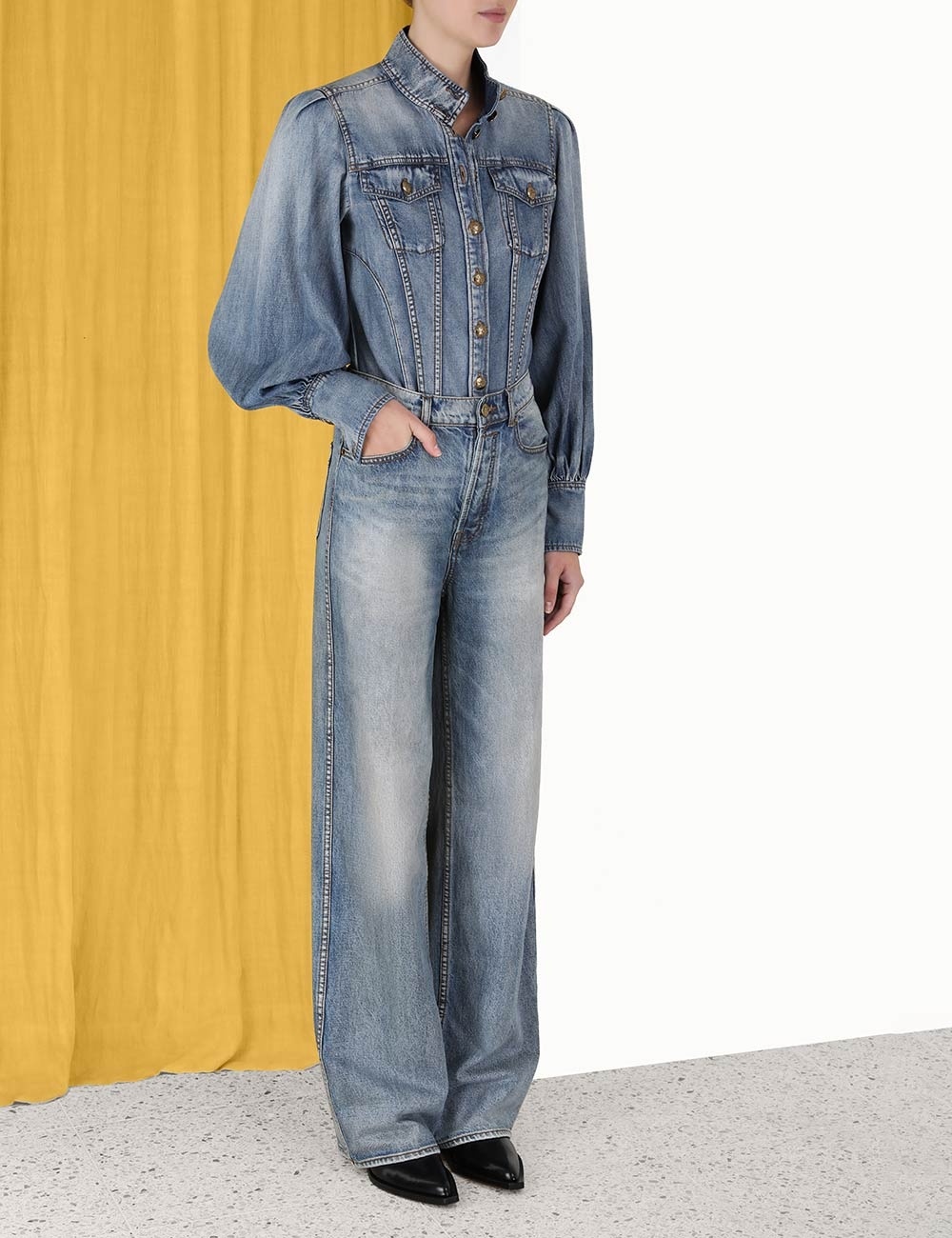 LUMINOSITY WIDE STRAIGHT JEAN - 5