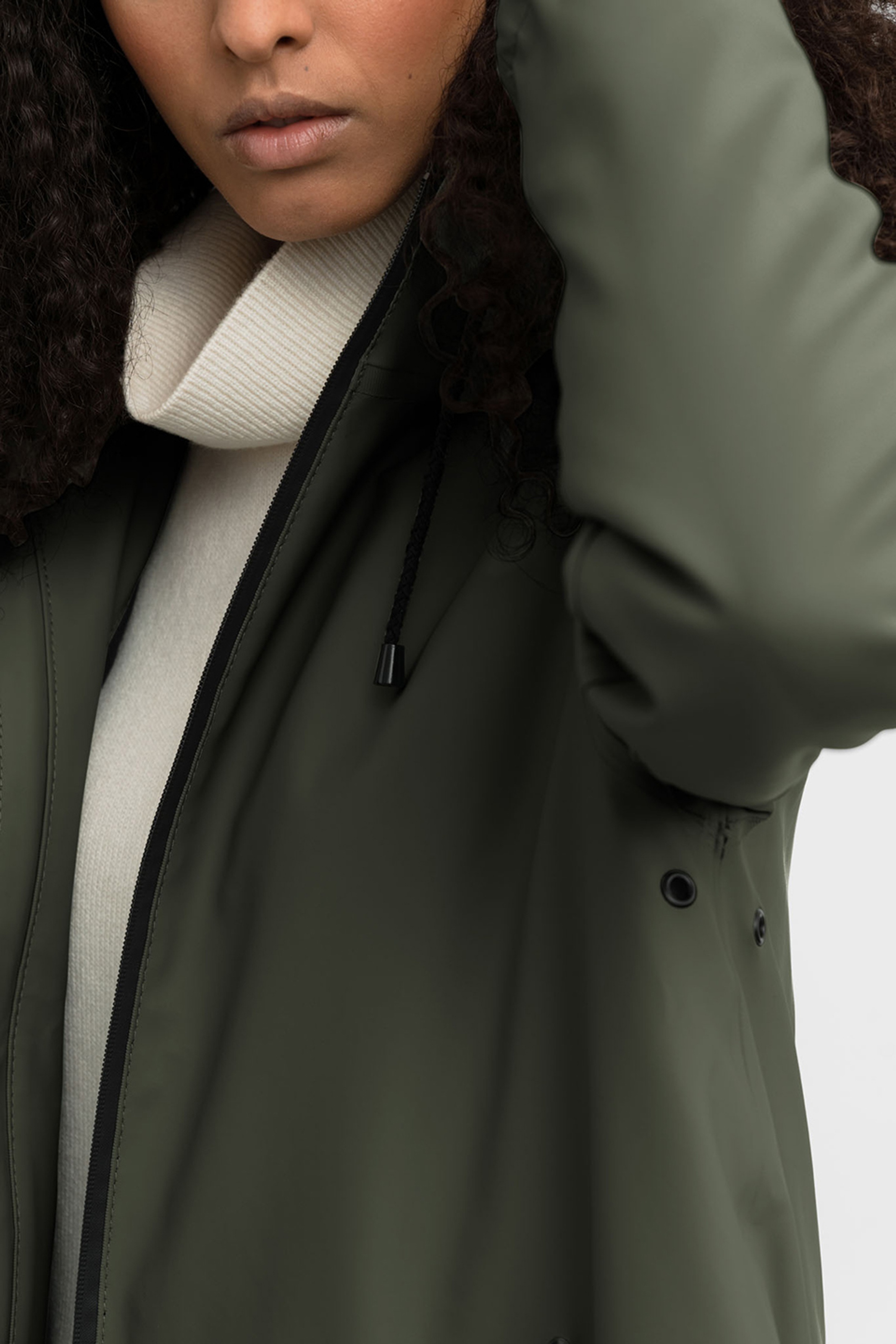 Mosebacke Long Winter Khaki Green - 10