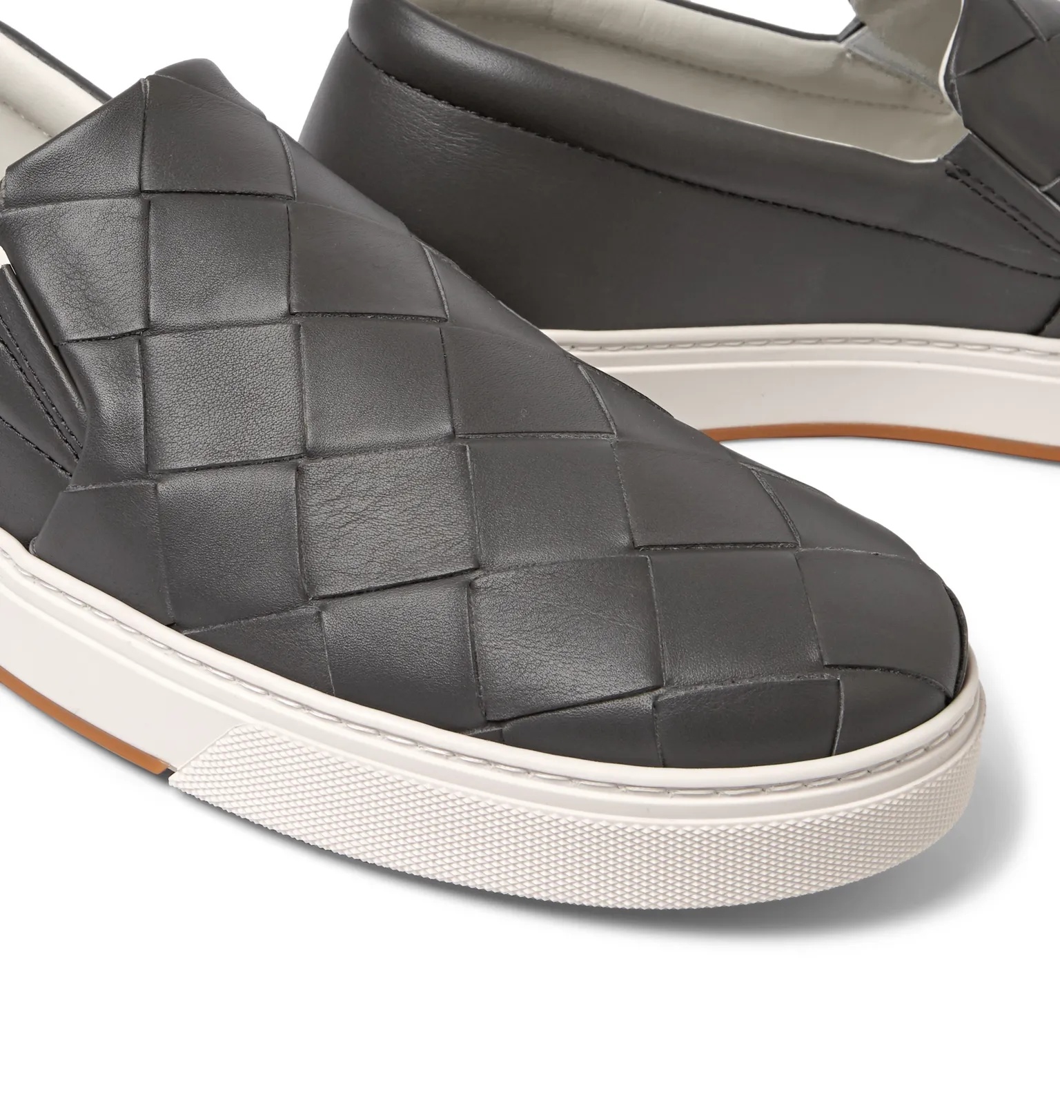 Dodger Intrecciato Leather Slip-On Sneakers - 6