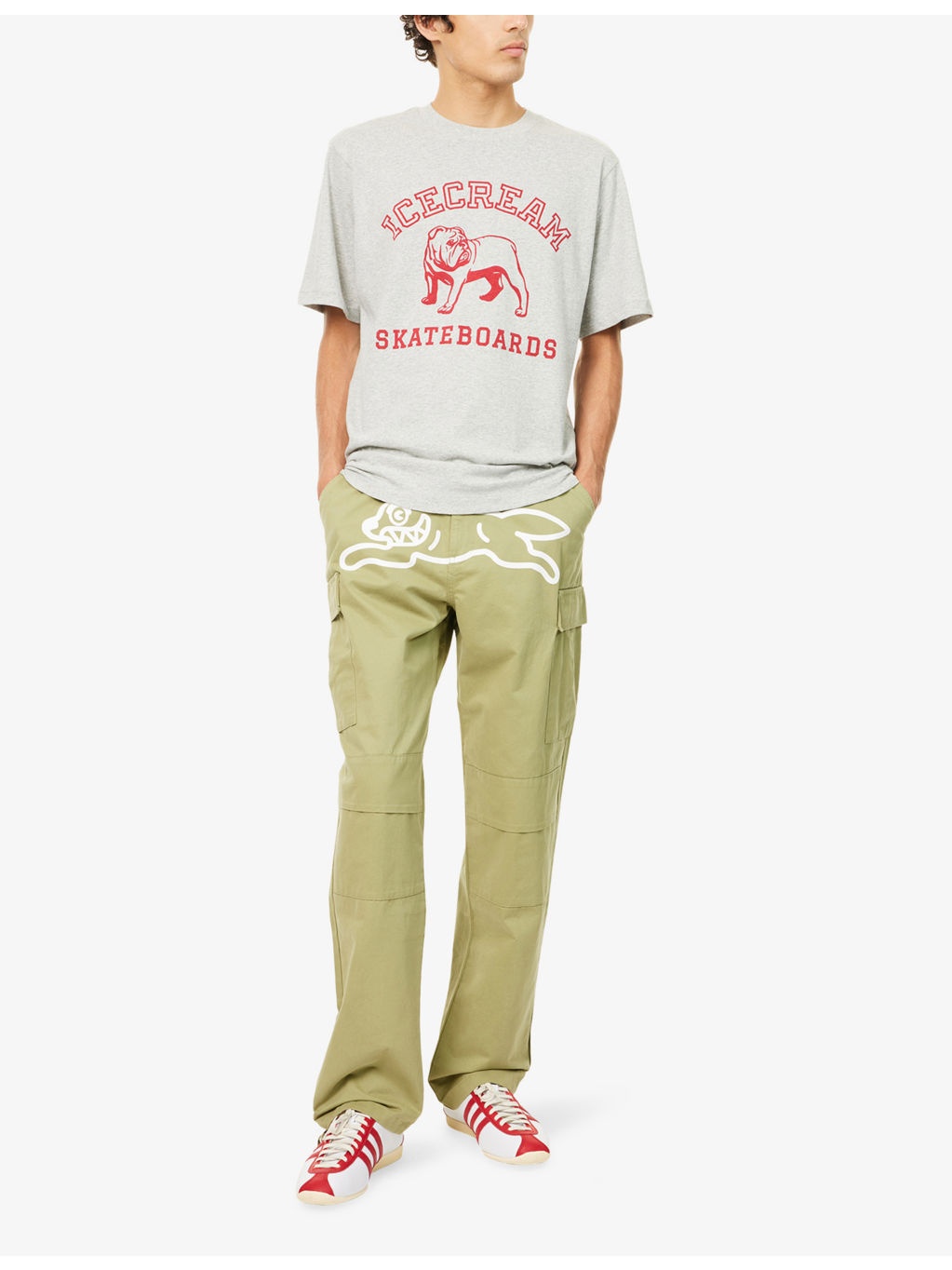 Running Dog Multi-Pockets Cotton Trousers - 2