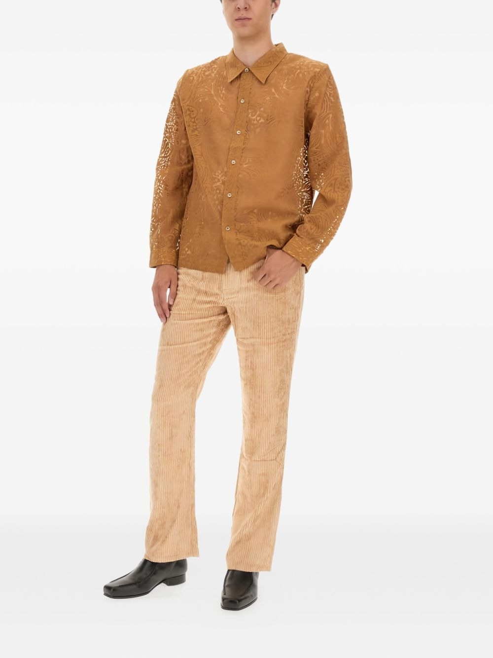 Maui lace-detail shirt - 2