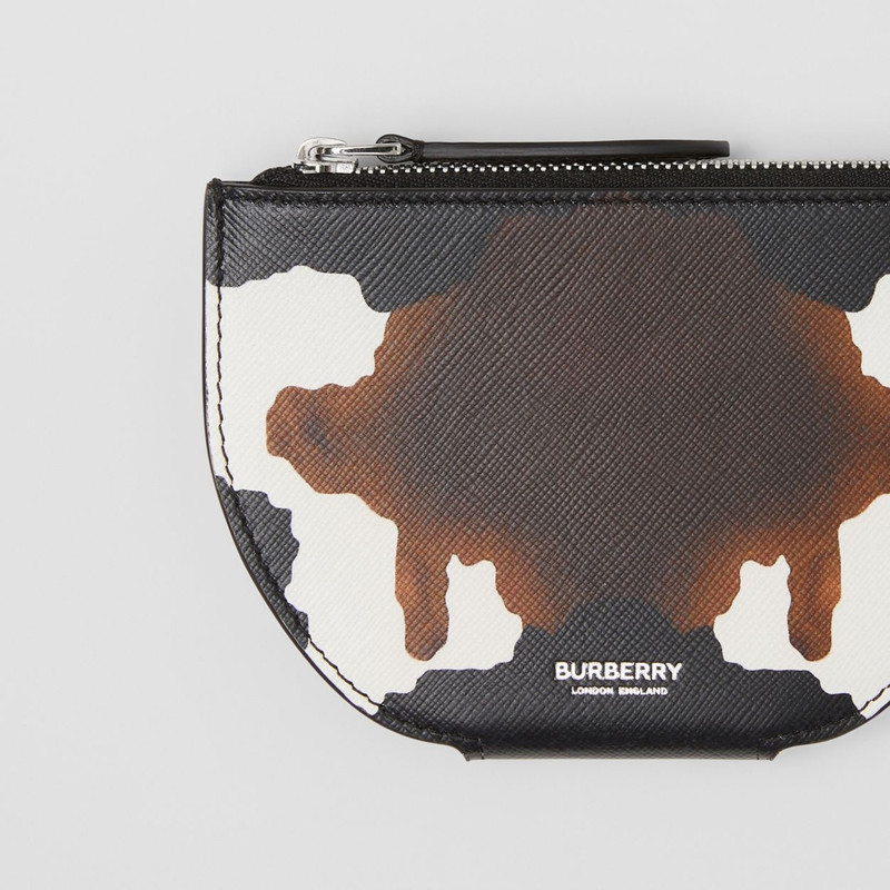 Burberry Camouflage Print Leather Olympia Card Case outlook