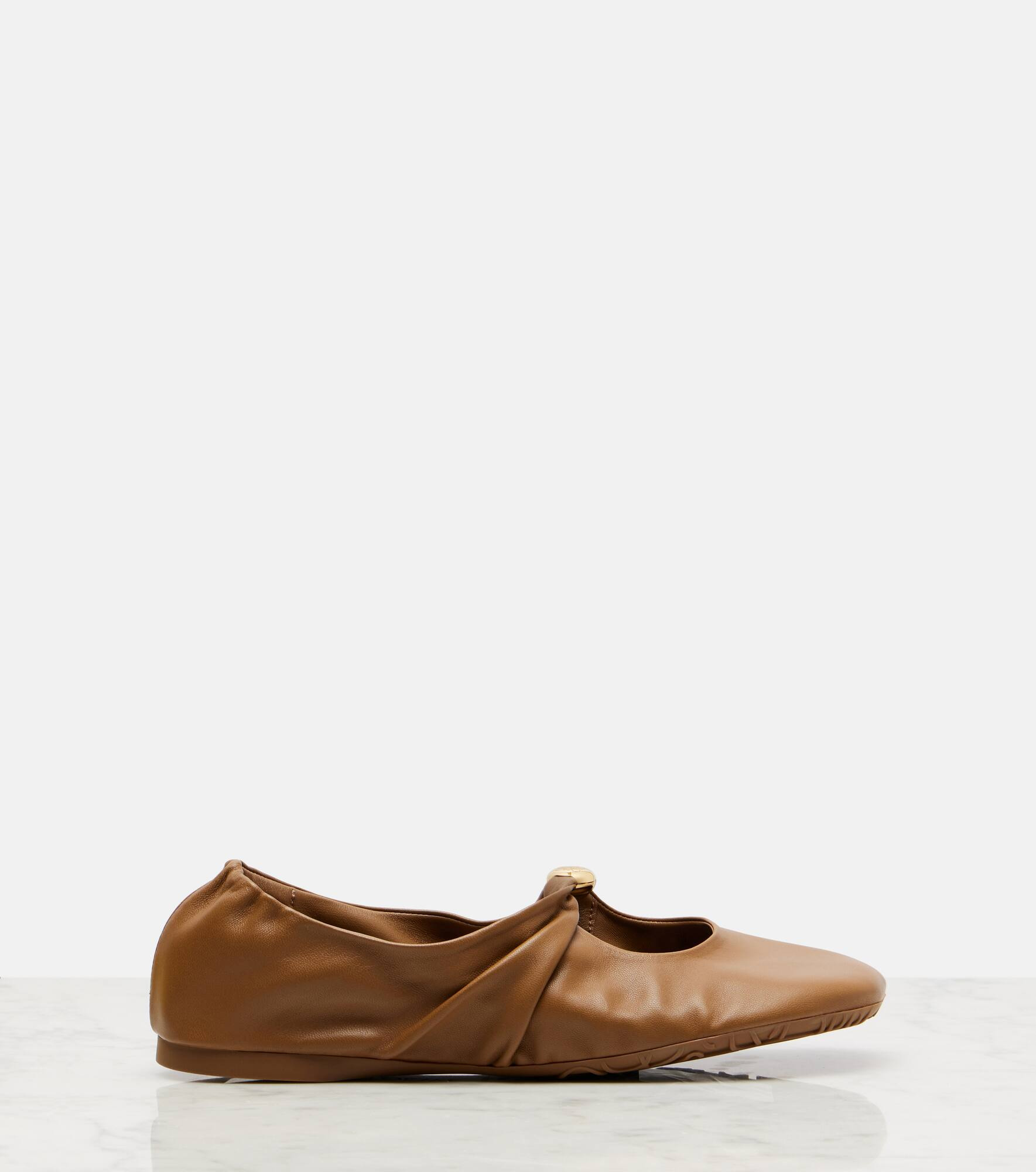 Pebble leather ballet flats - 4