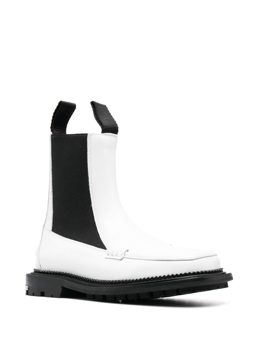 stud-embellished leather ankle boots - 2