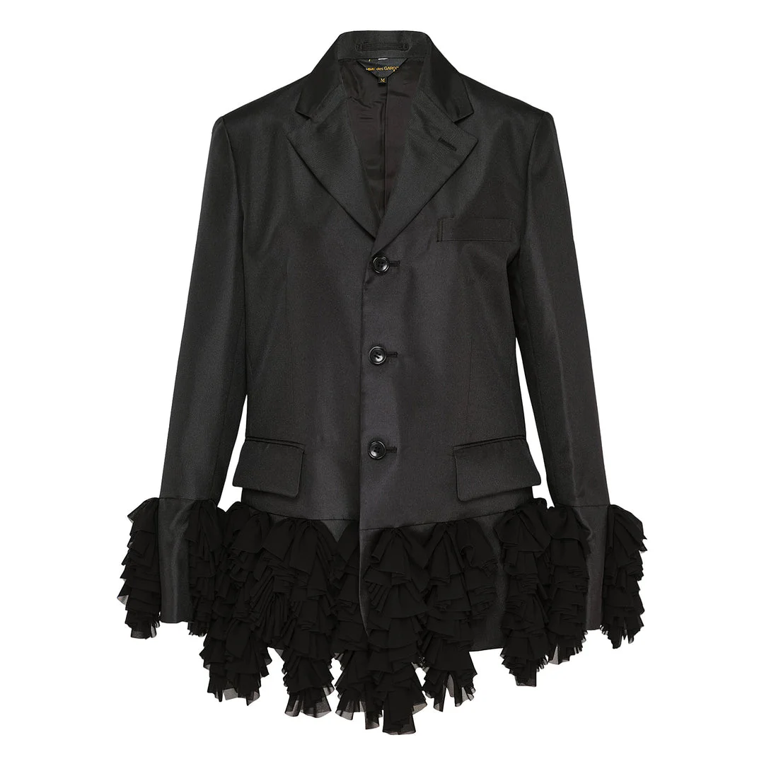 Tailored Blazer With Jellyfish Hem - 1