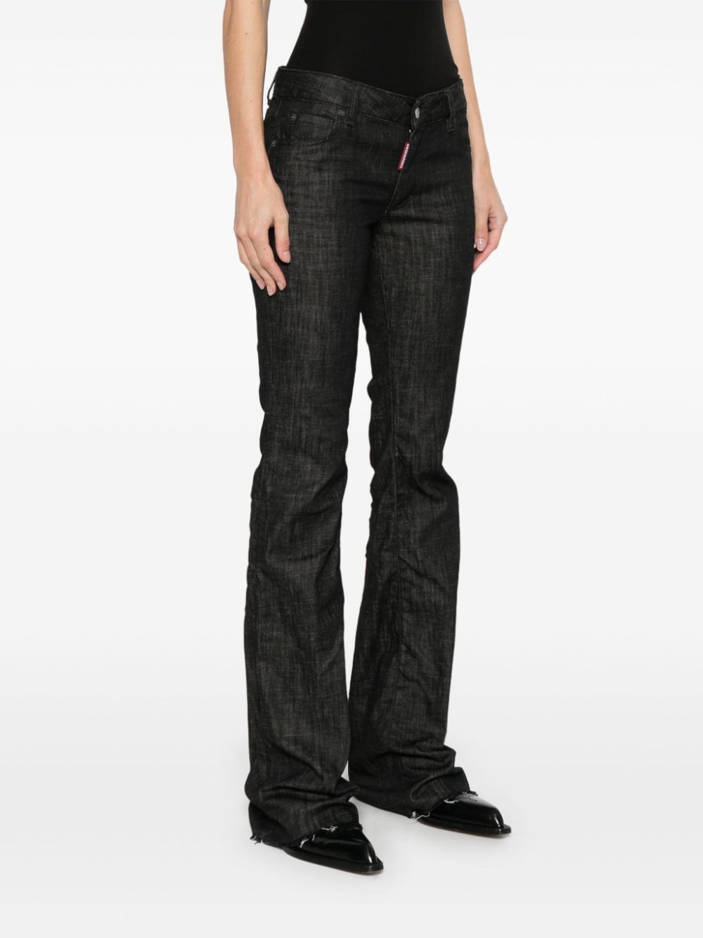 medium-rise flared jeans - 3