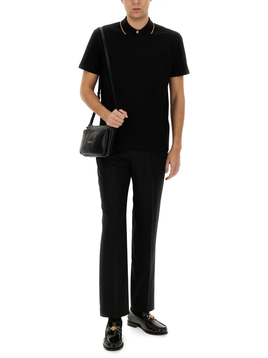 Versace Men Piquet Polo - 2