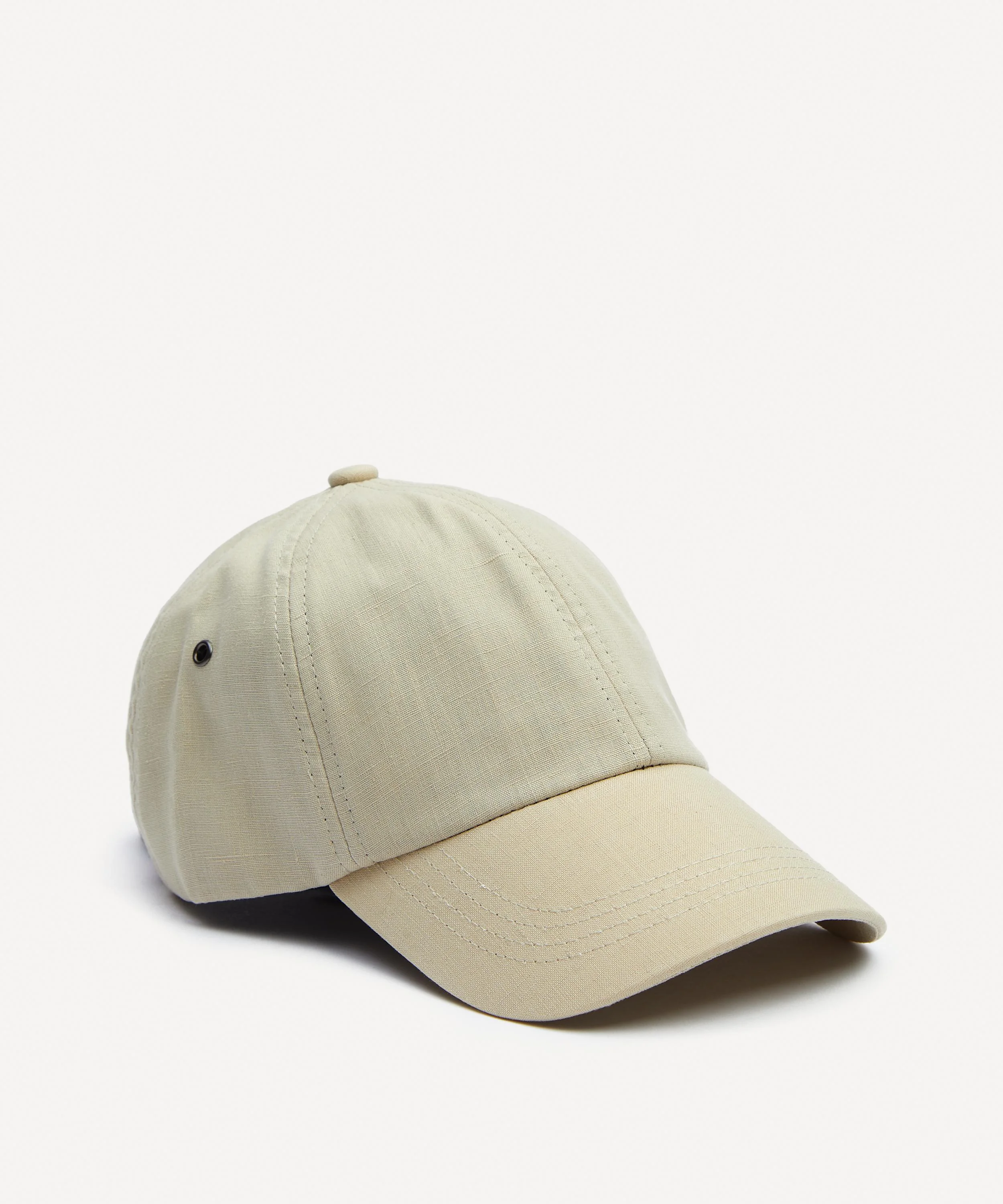 Beige Linen Cap - 1