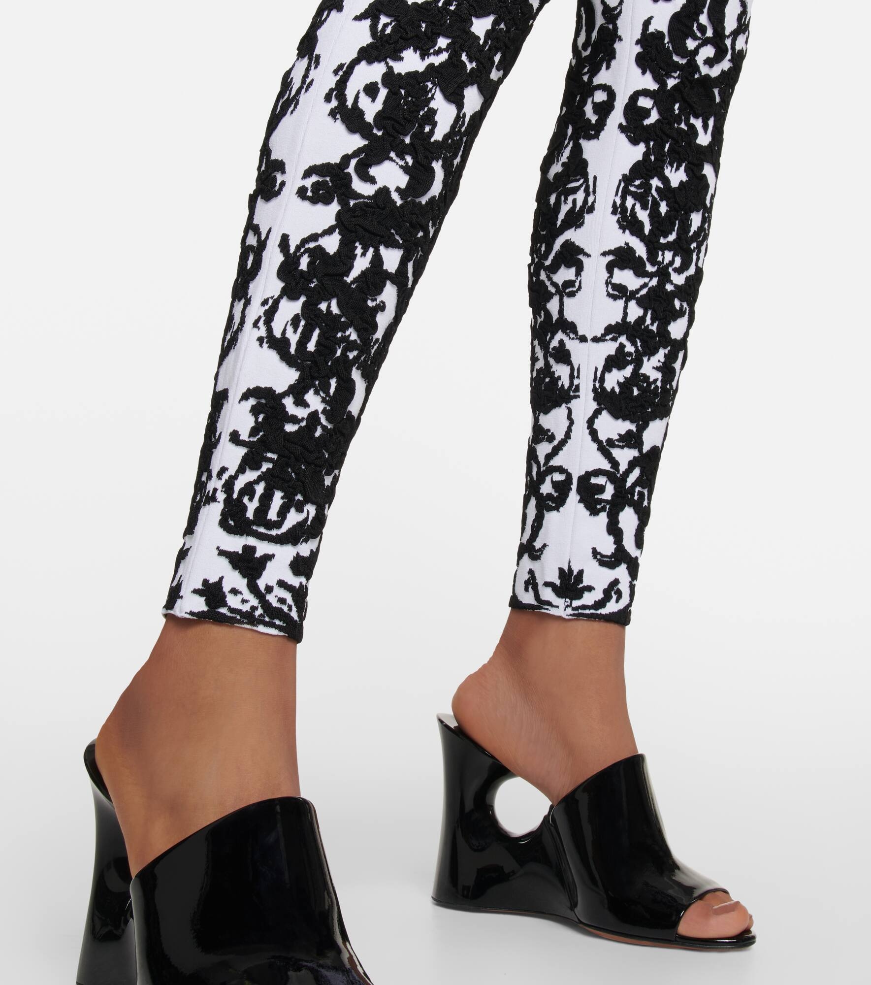 Jacquard leggings - 5