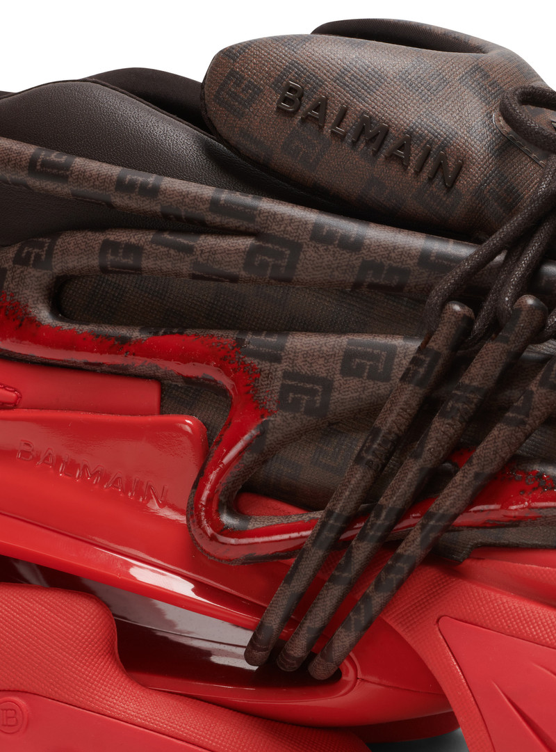 Unicorn sneakers in neoprene and monogram leather 7