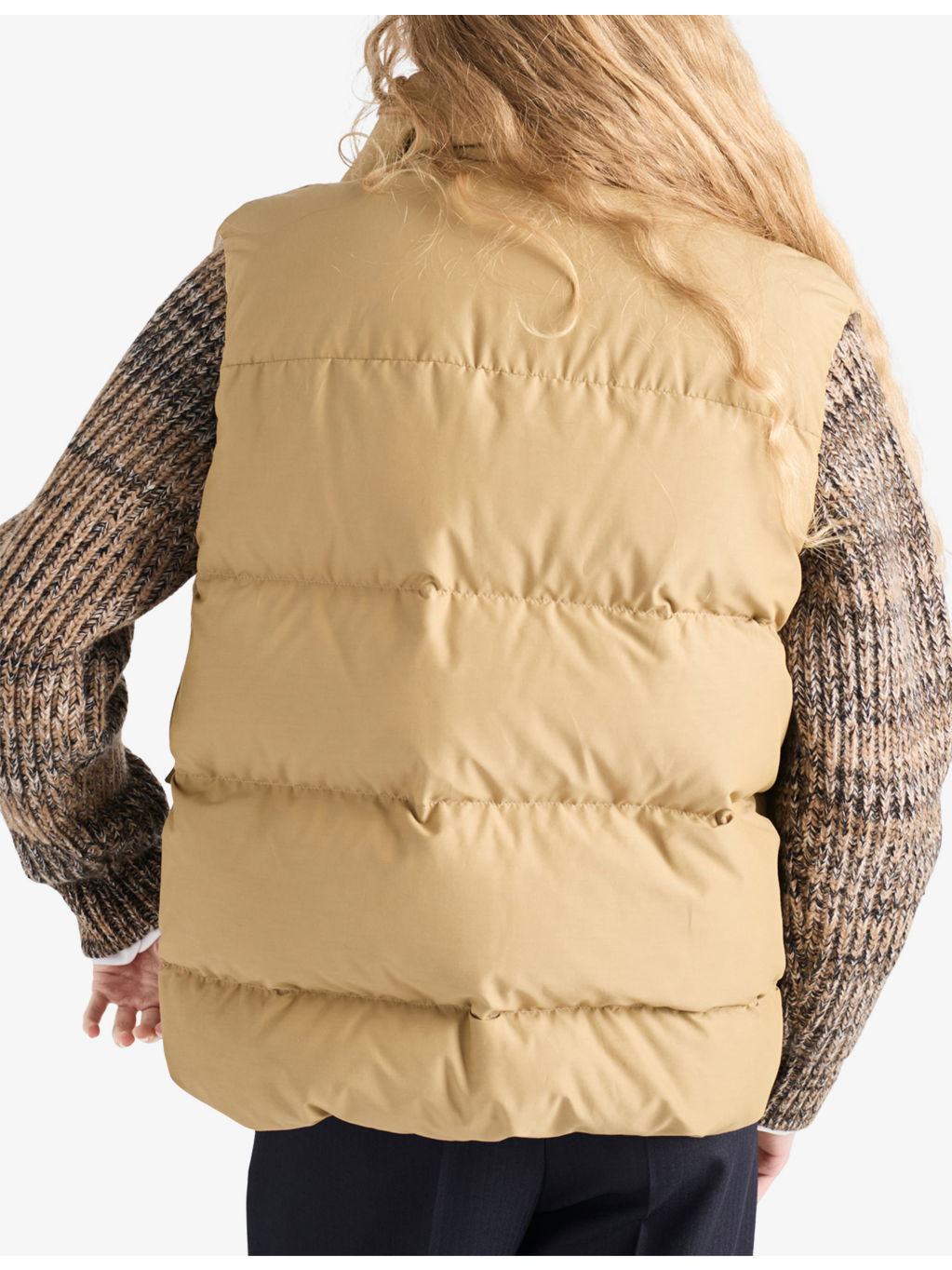 Triangle-Logo Technical Fabric-Down Gilet - 5