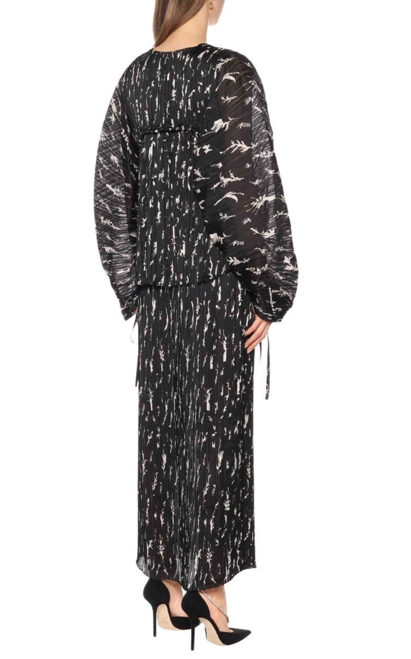 Pleated Maxi Dress - 3