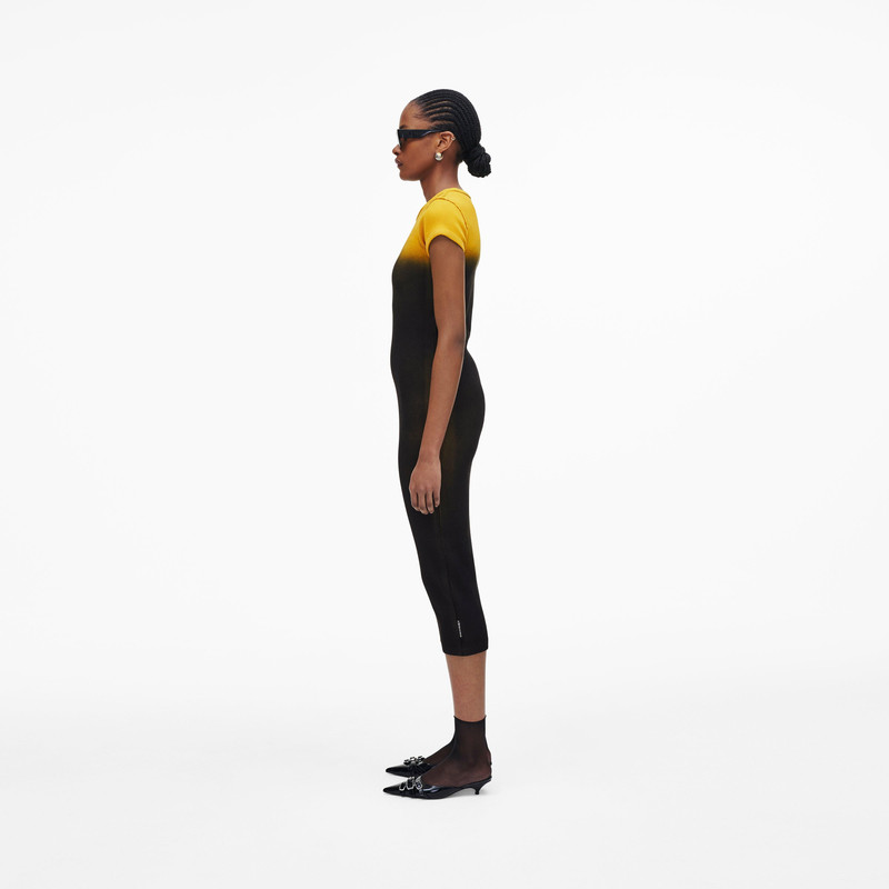 OMBRE SPRAY SHRUNKEN TEE DRESS 3