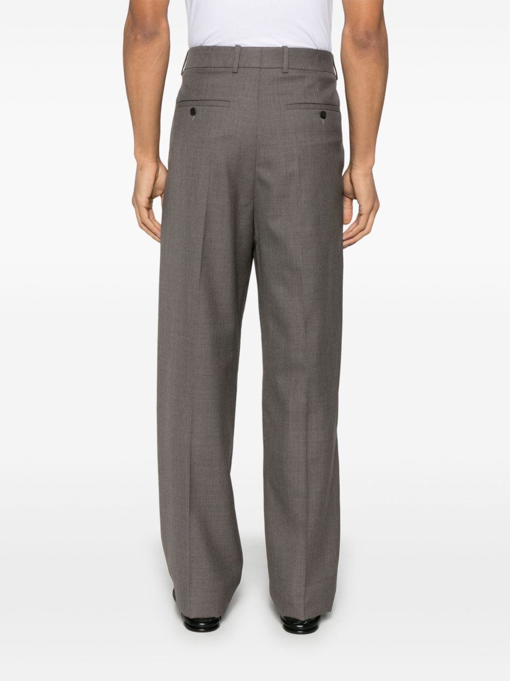 tailored high-waisted trousers - 4