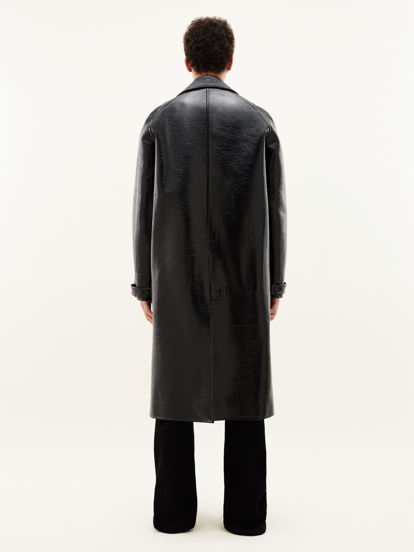VINYL OVERSIZED COAT - 4