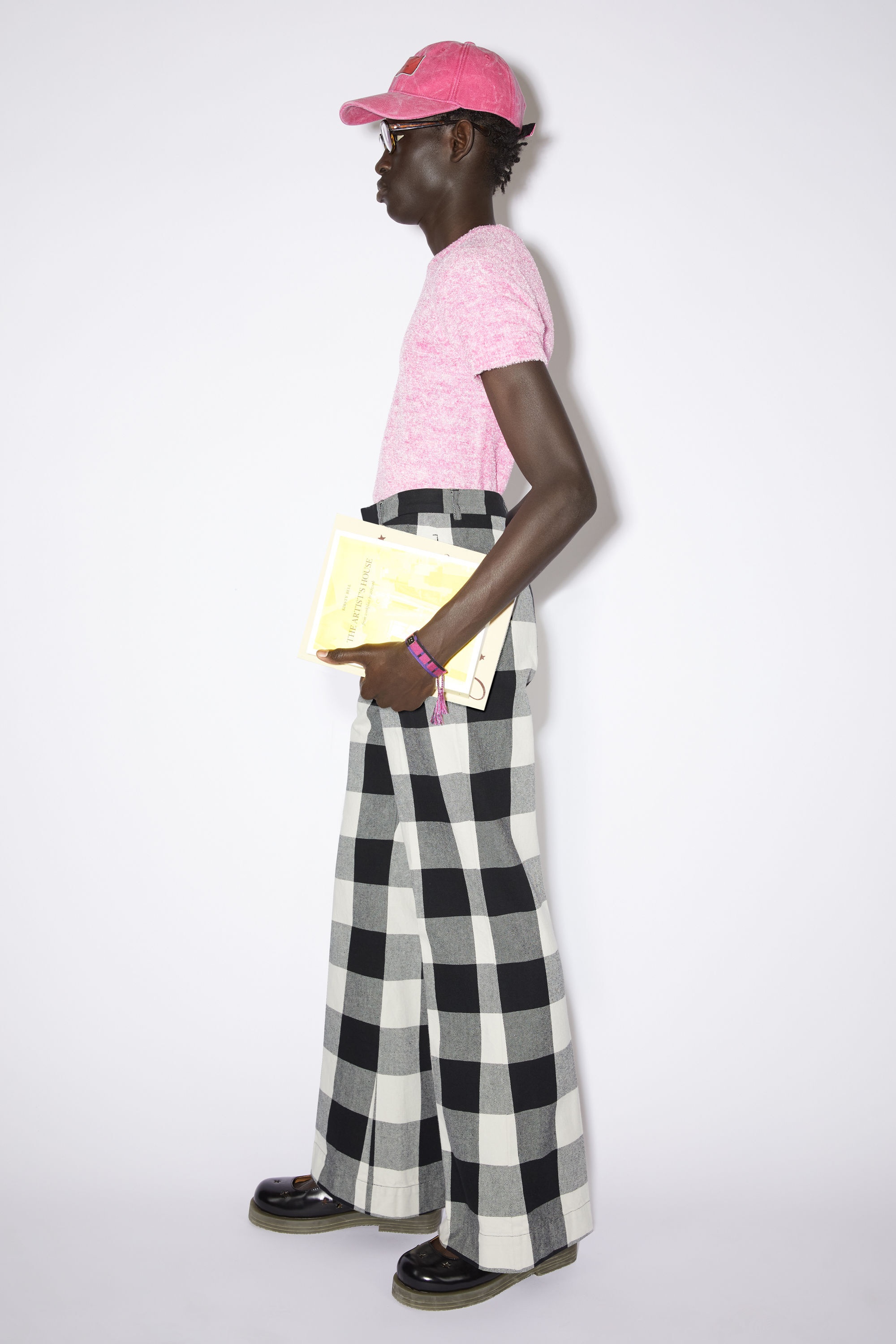 Check trousers - Black/white - 4