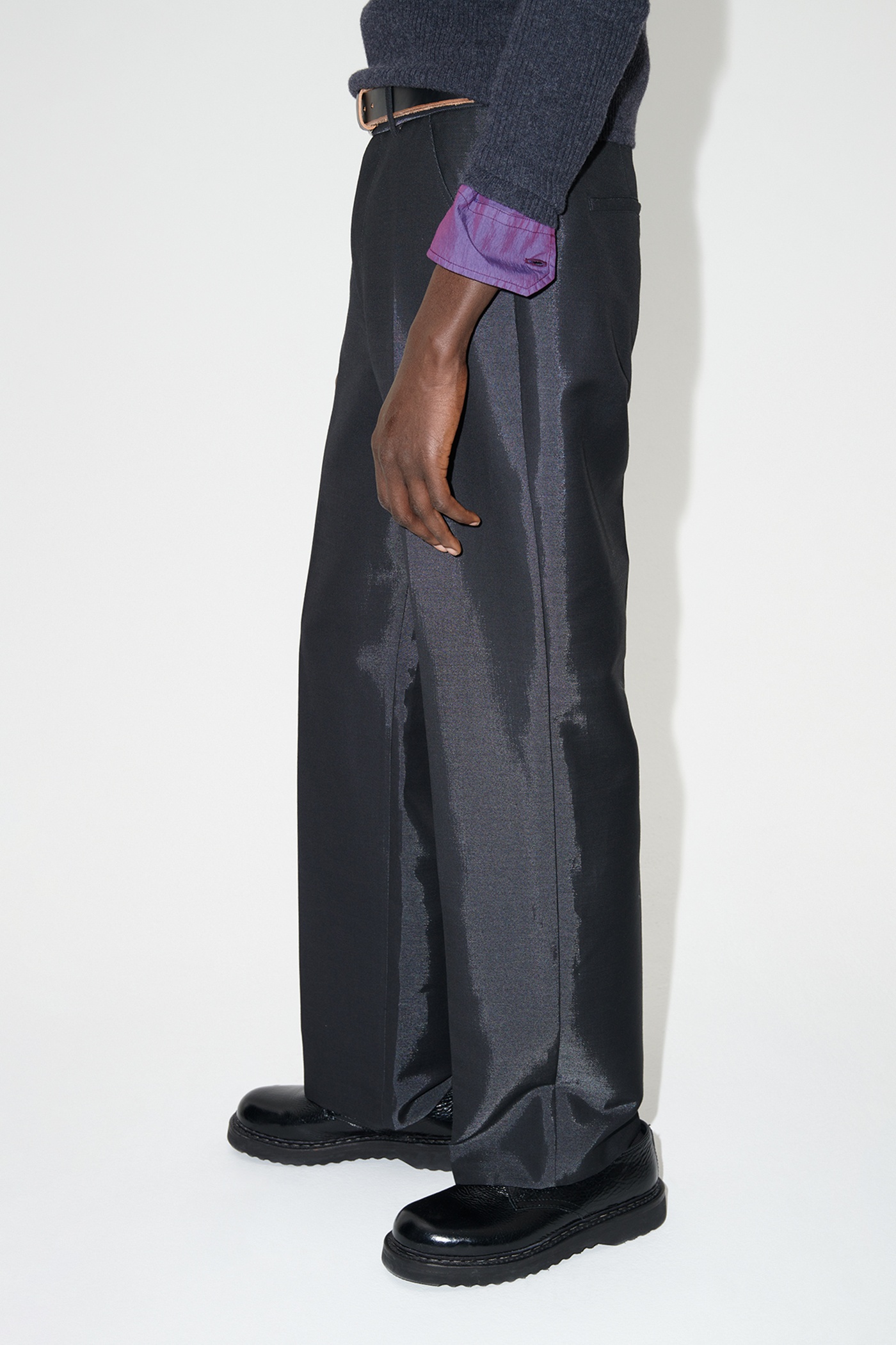 Darien Trouser Black Mnemoic Wool - 5