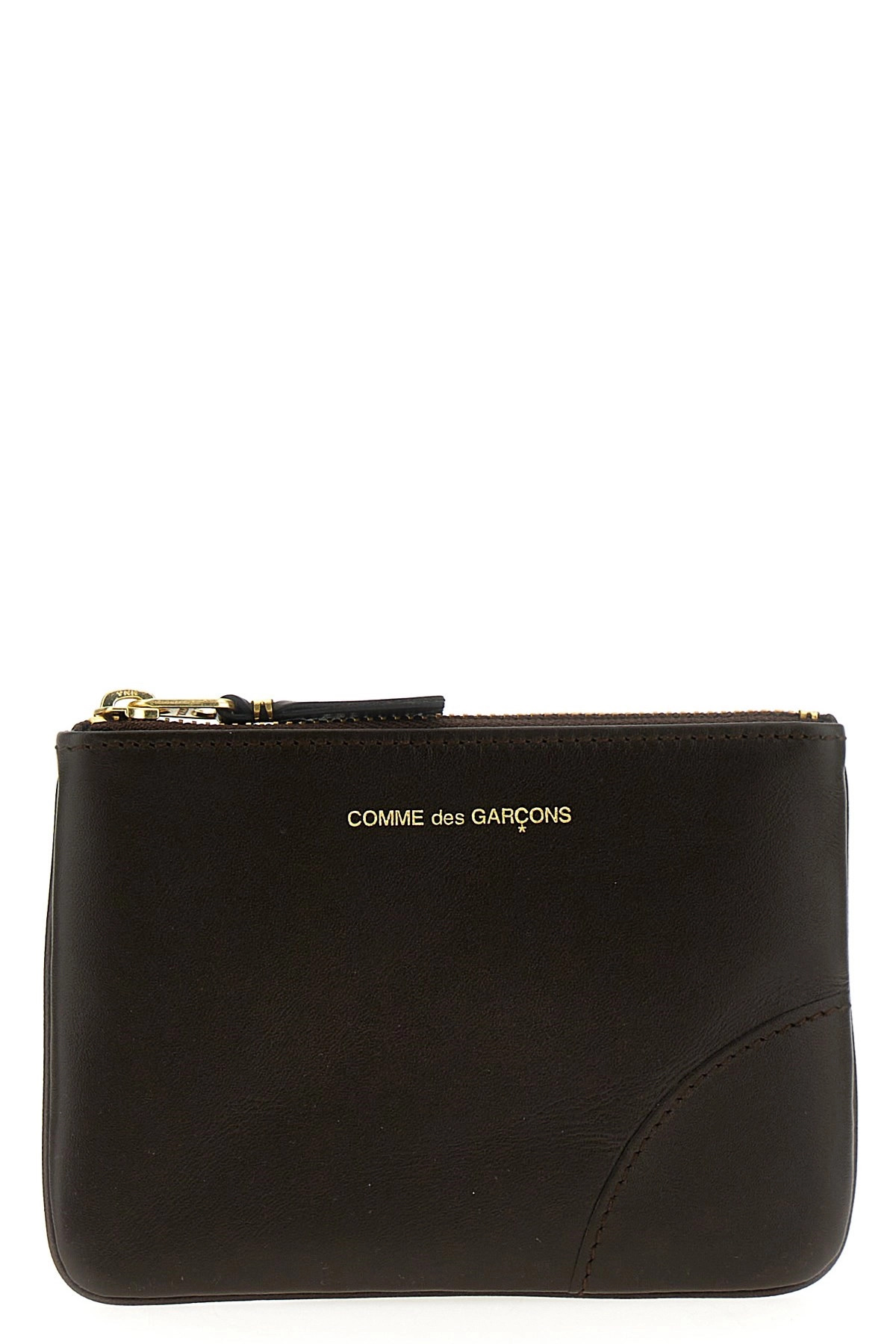 Logo leather wallet - 1