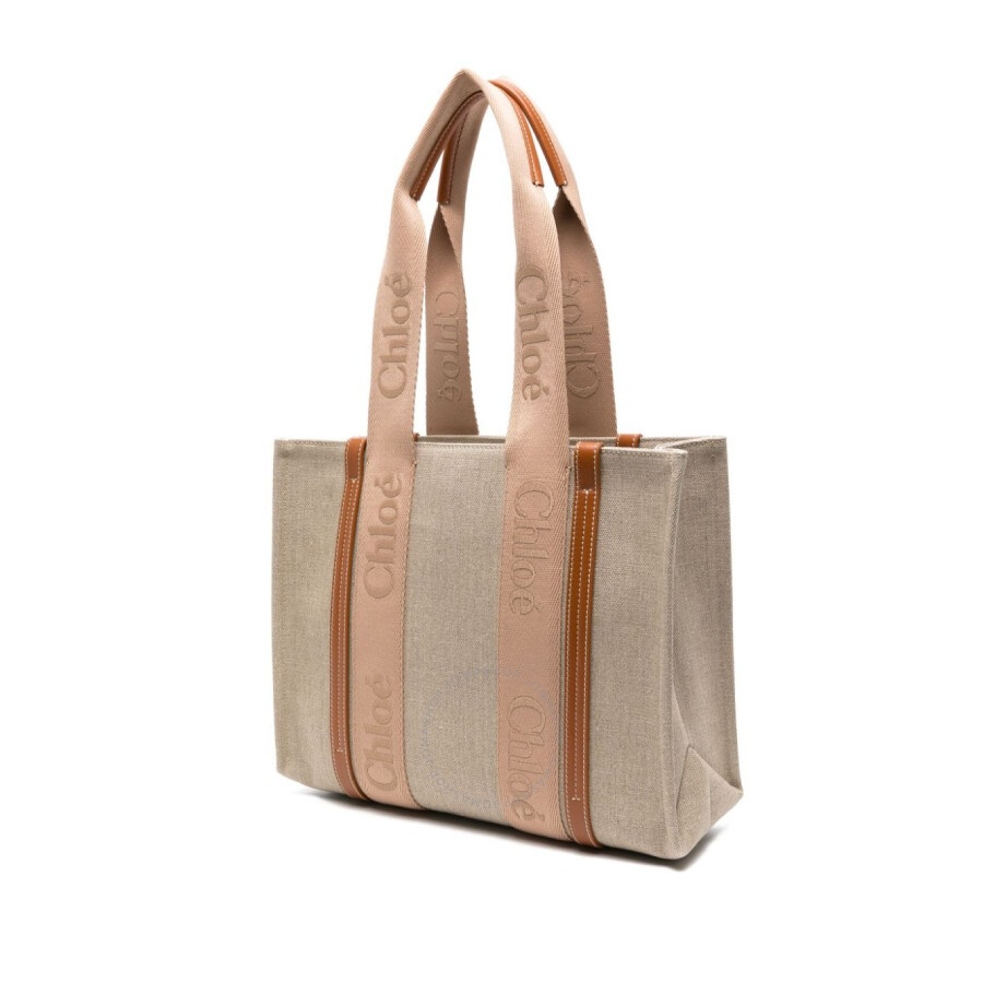 Chloe Medium Woody Tote Leather Bag - 2