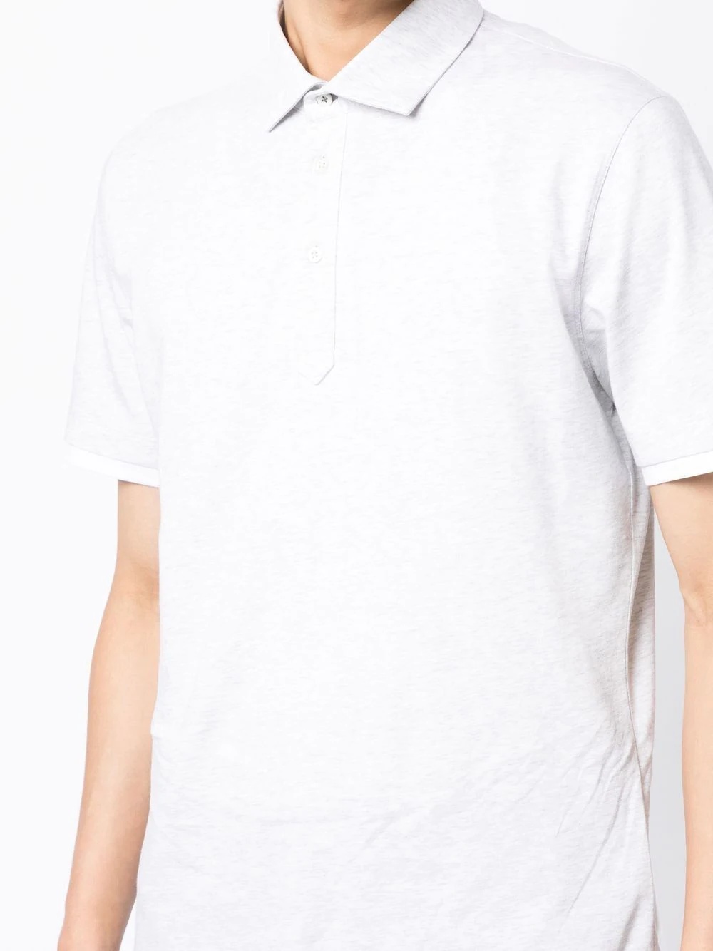 short-sleeve cotton polo shirt - 5