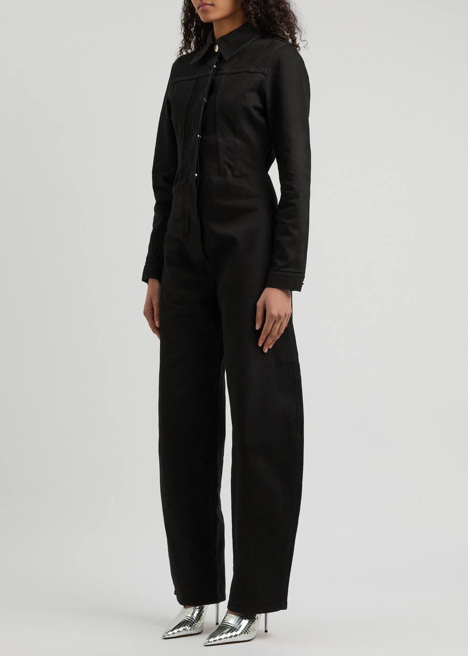 Alaïa Darted Denim Jumpsuit - 2