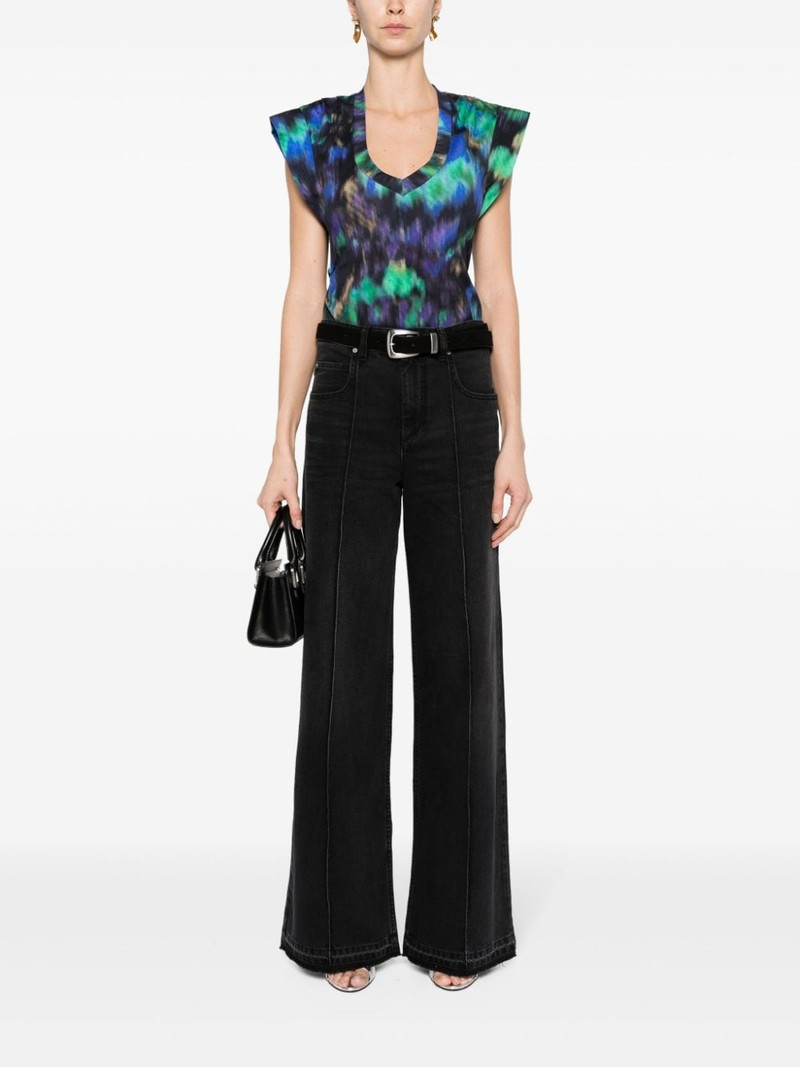 Isabel Marant Noldy high-rise flared jeans outlook