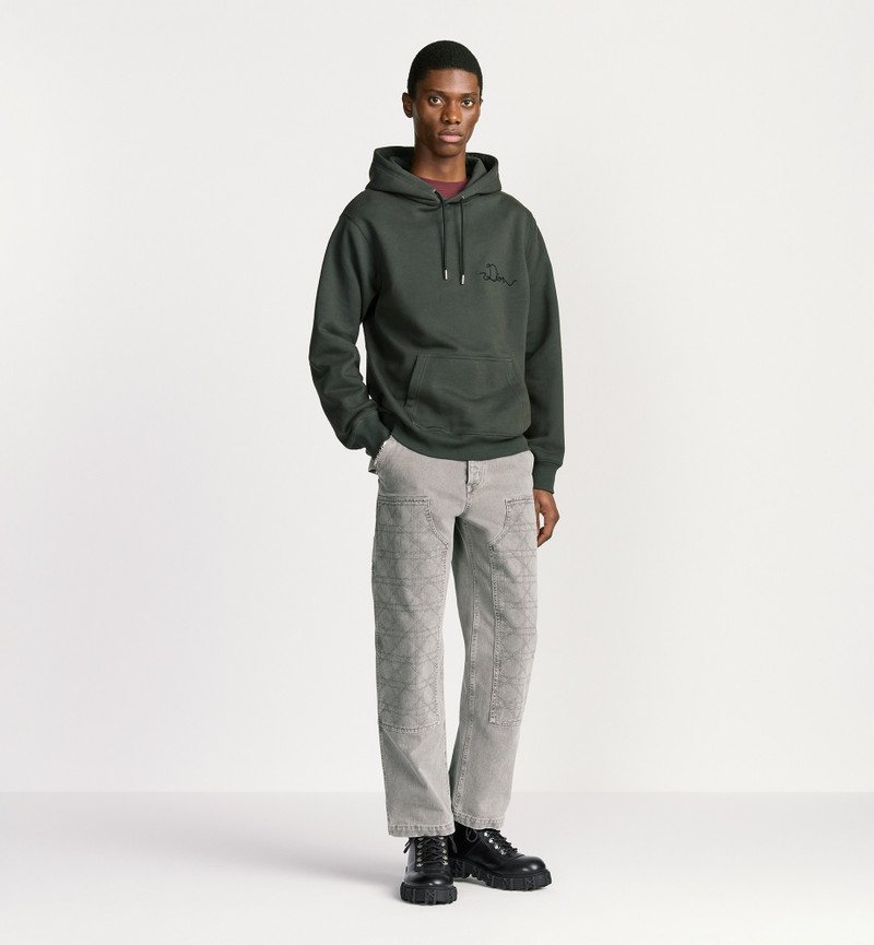 Dior Ribbon Hooded Sweatshirt 4