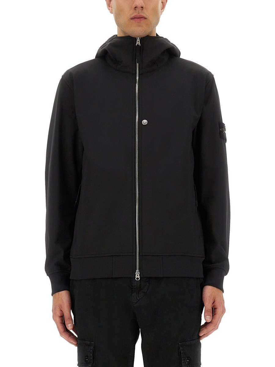LIGHTWEIGHT HOODED JACKET MADE OF 3-LAYER TCNICAL MATERIAL WITH 8000 MM WATER COLUMN - 1