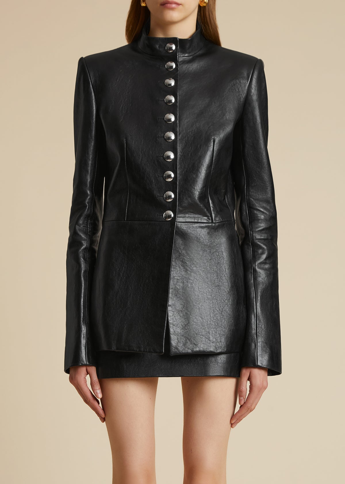 KHAITE The Samuel leather jacket | REVERSIBLE