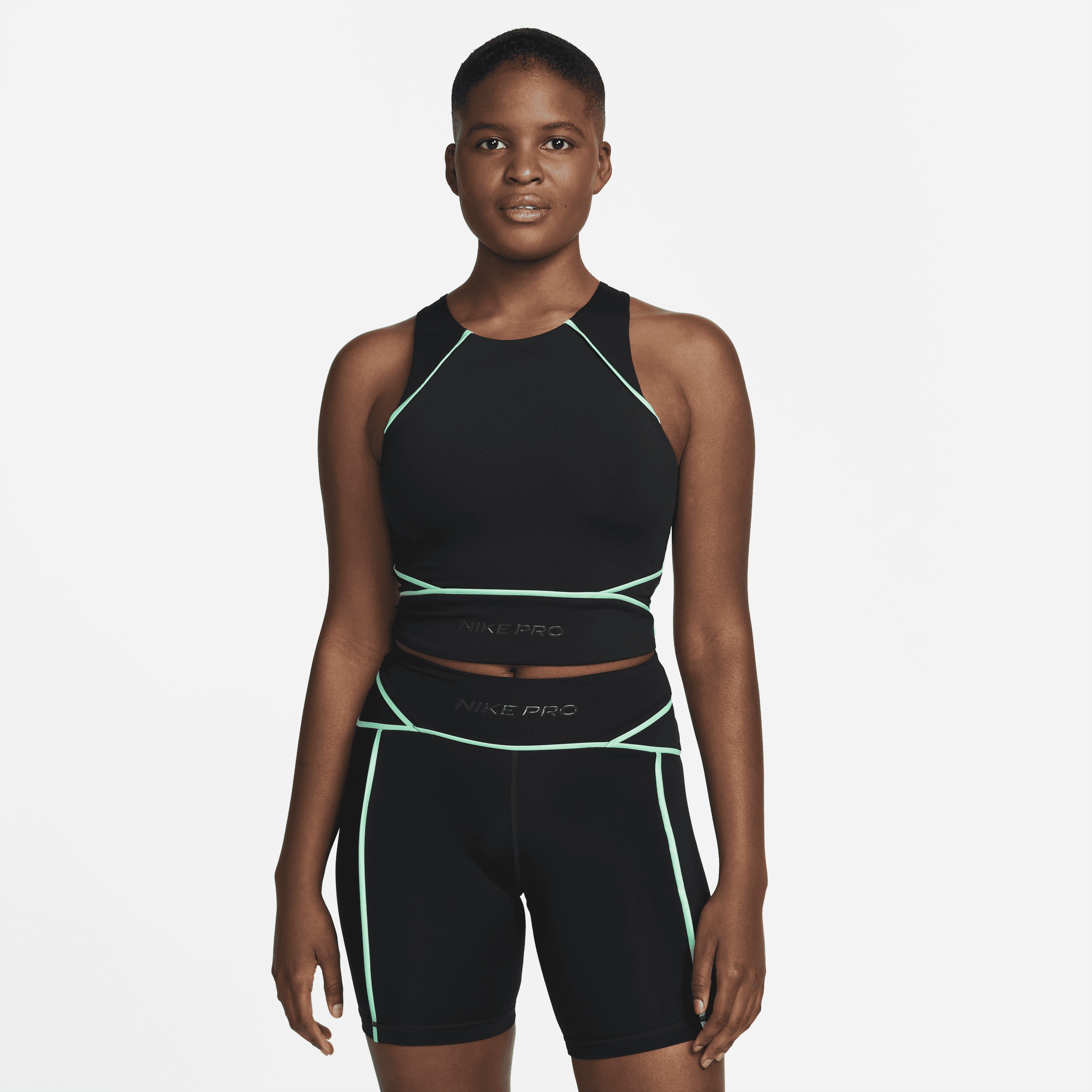 Nike Pro Dri-FIT Women's Cropped Training Tank - 1