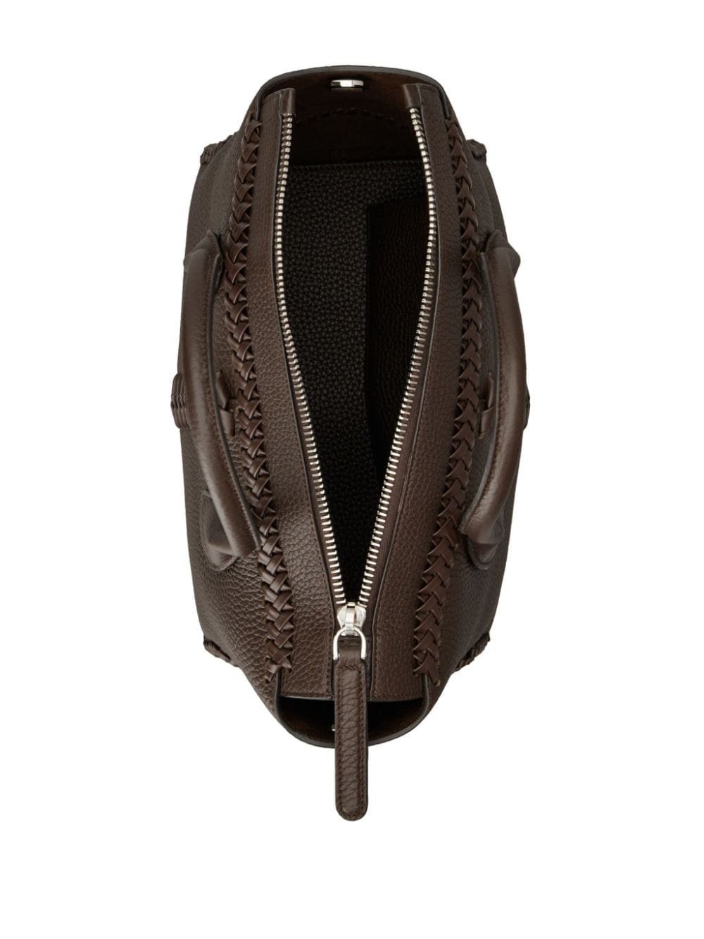 Di logo-patch leather tote bag - 5