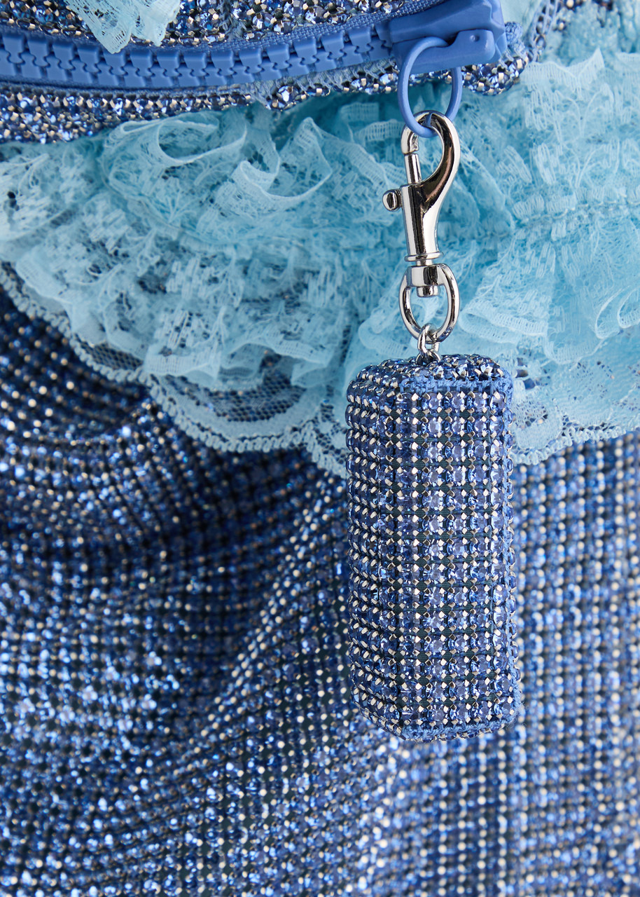 Self-portrait X Christopher Kane Crystal-embellished Chainmail Mini Dress - 5