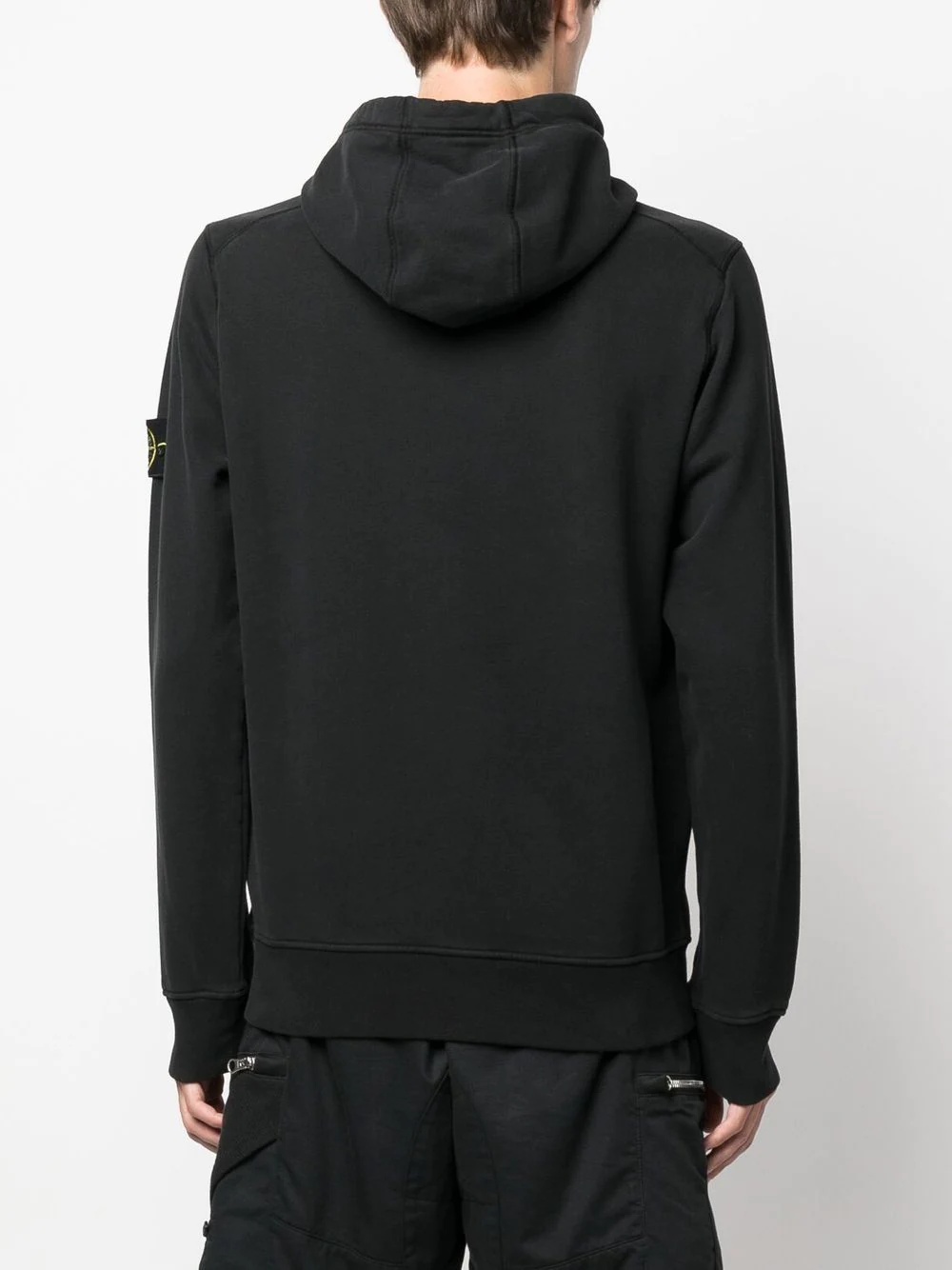 logo-patch drawstring hoodie - 4