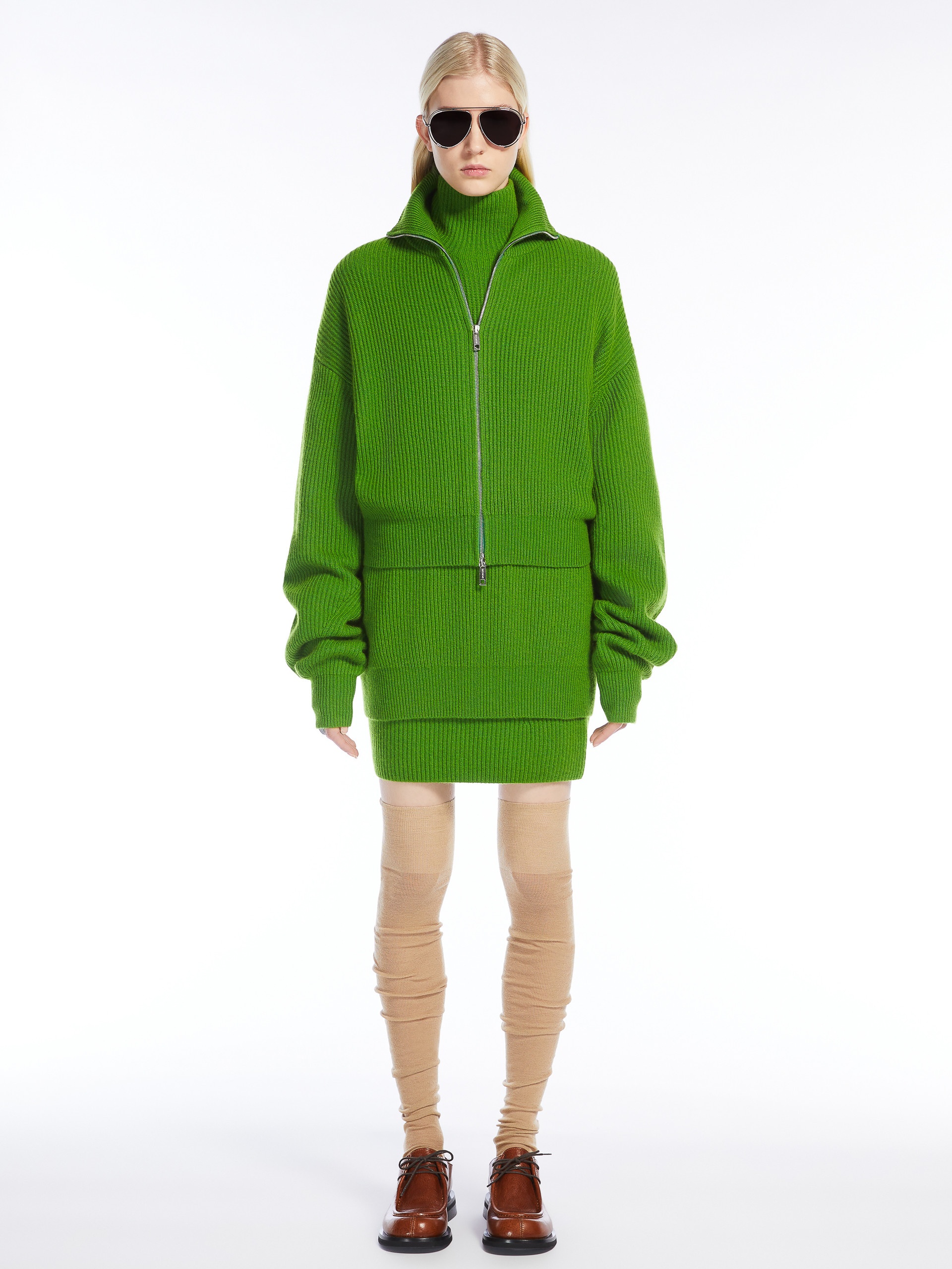 VELIERO Wool and cashmere high-neck sweater - 2