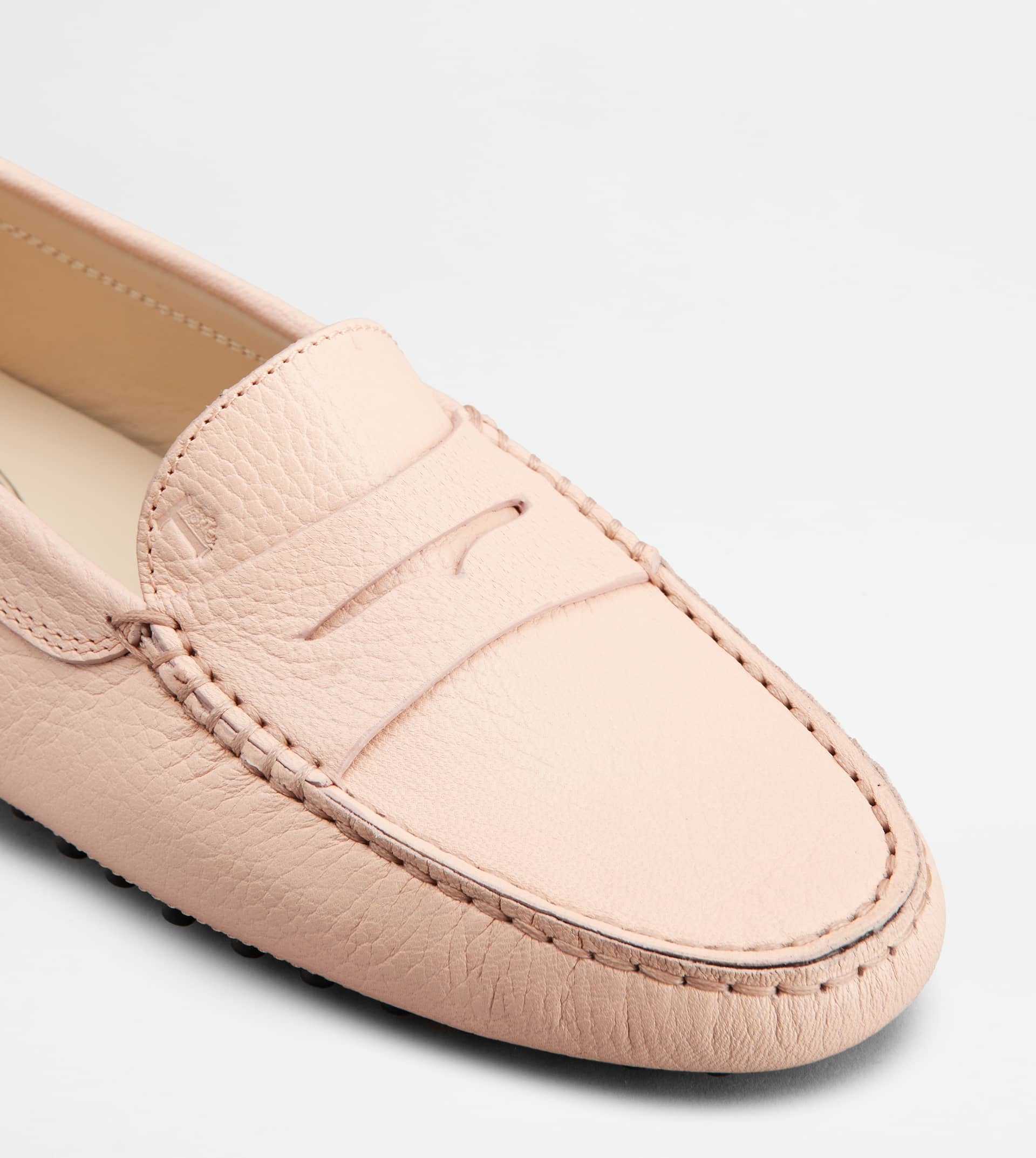 TOD'S GOMMINO DRIVING SHOES IN LEATHER - PINK - 6