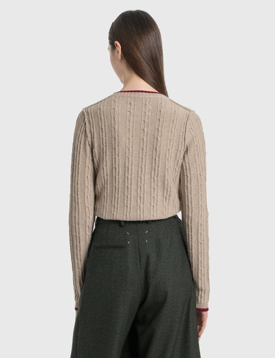 Maison Margiela Inside Out Knit Cardigan outlook