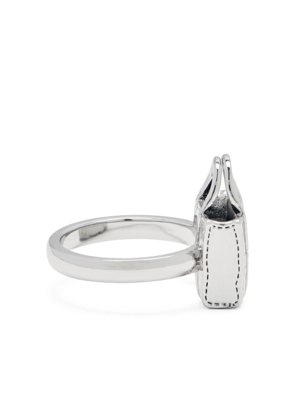 The Mini Icon Tote Bag sculpted ring - 3