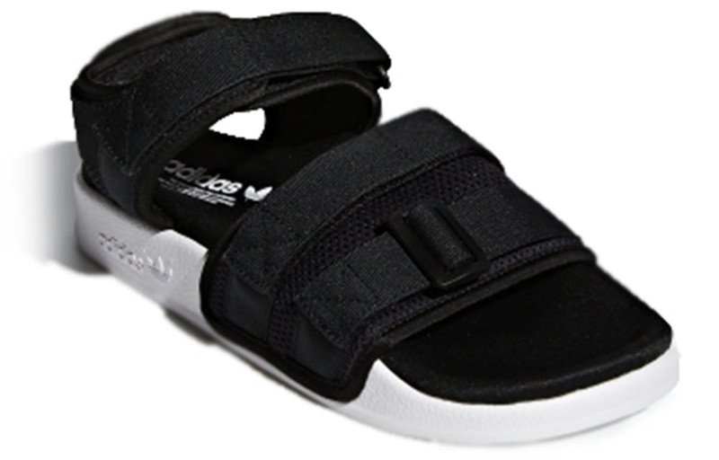 adidas (WMNS) adidas originals originals Adilette SANDAL 2.0 Black White Sandals AC8583 outlook