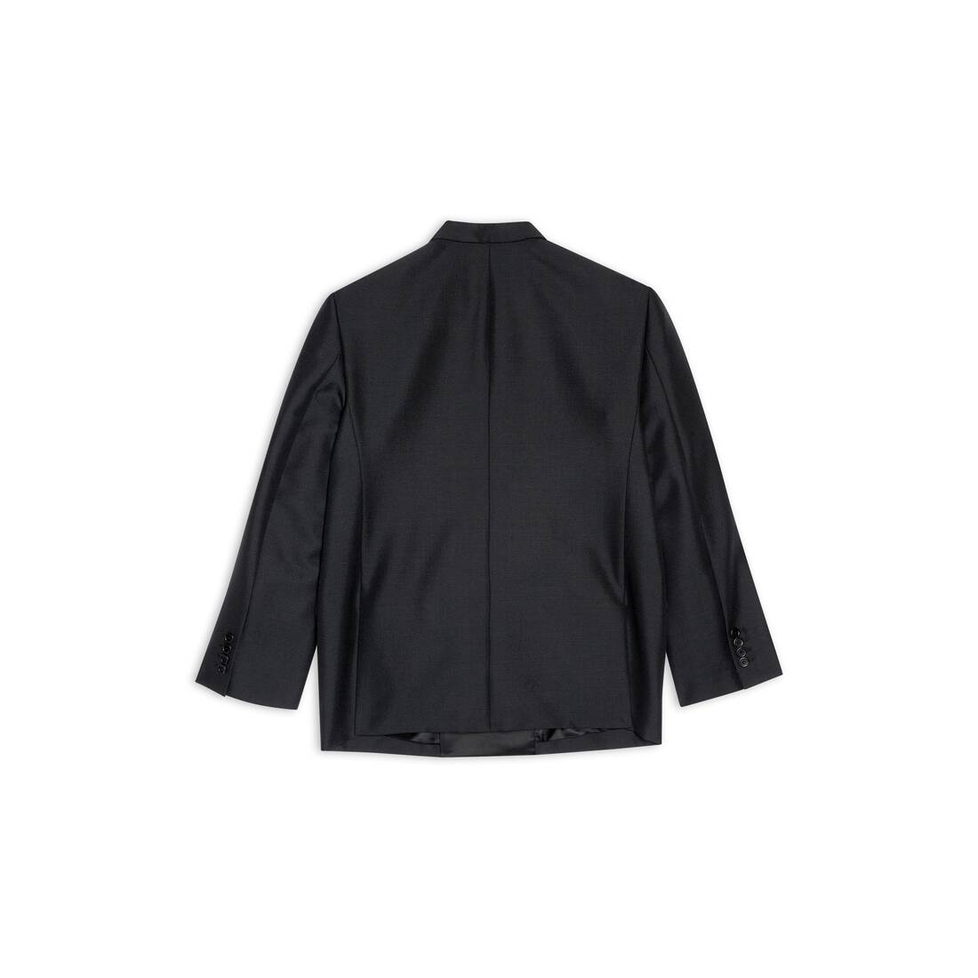 Women's Shrunk Tuxedo Jacket in Black - 5