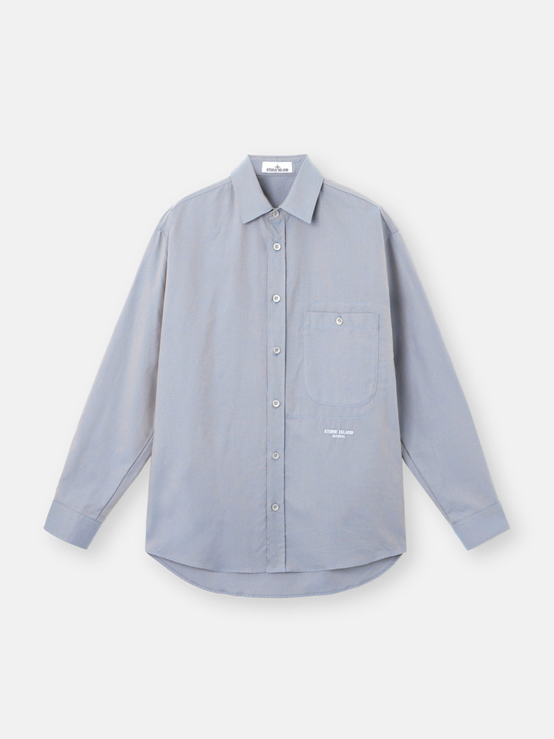 1100003 ORGANIC OXFORD COTTON_STONE ISLAND MARINA 1