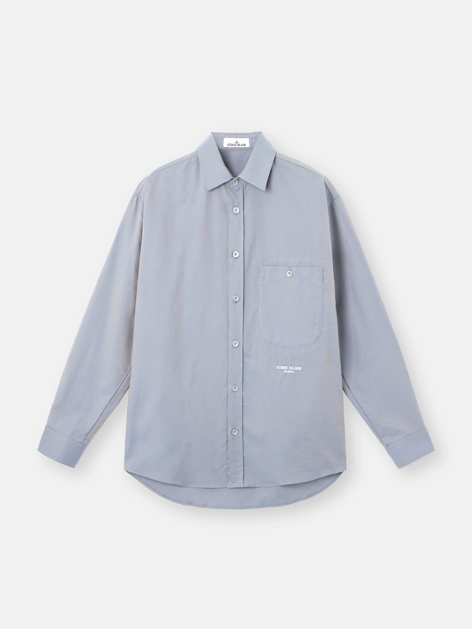 1100003 ORGANIC OXFORD COTTON_STONE ISLAND MARINA - 1