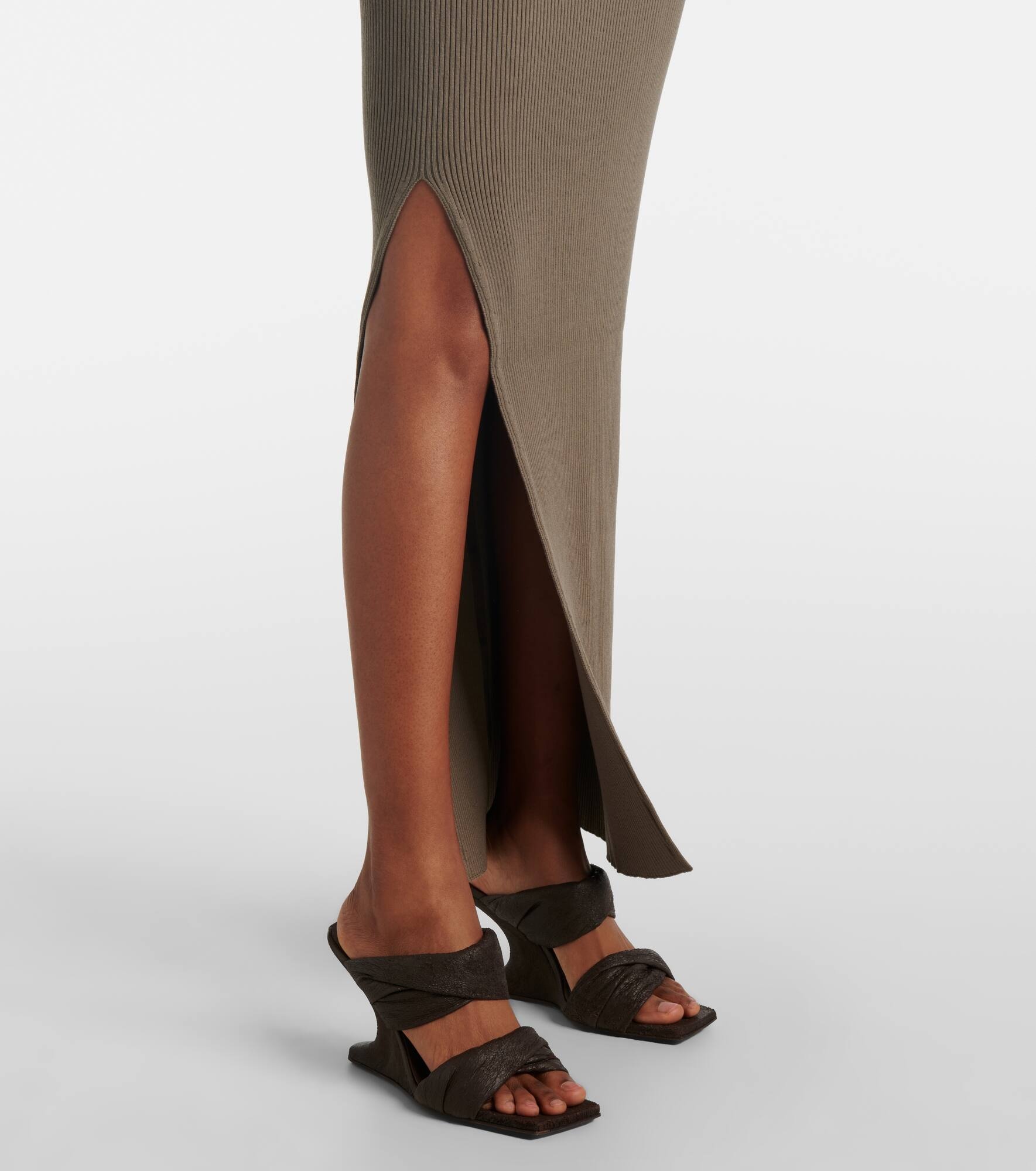 One-shoulder maxi dress - 5